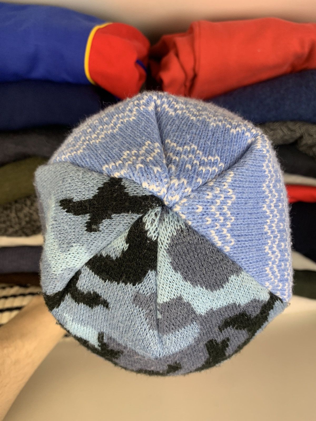 New Era × Supreme Supreme New Era Split Beanie Hat Size ONE SIZE - 11 Thumbnail