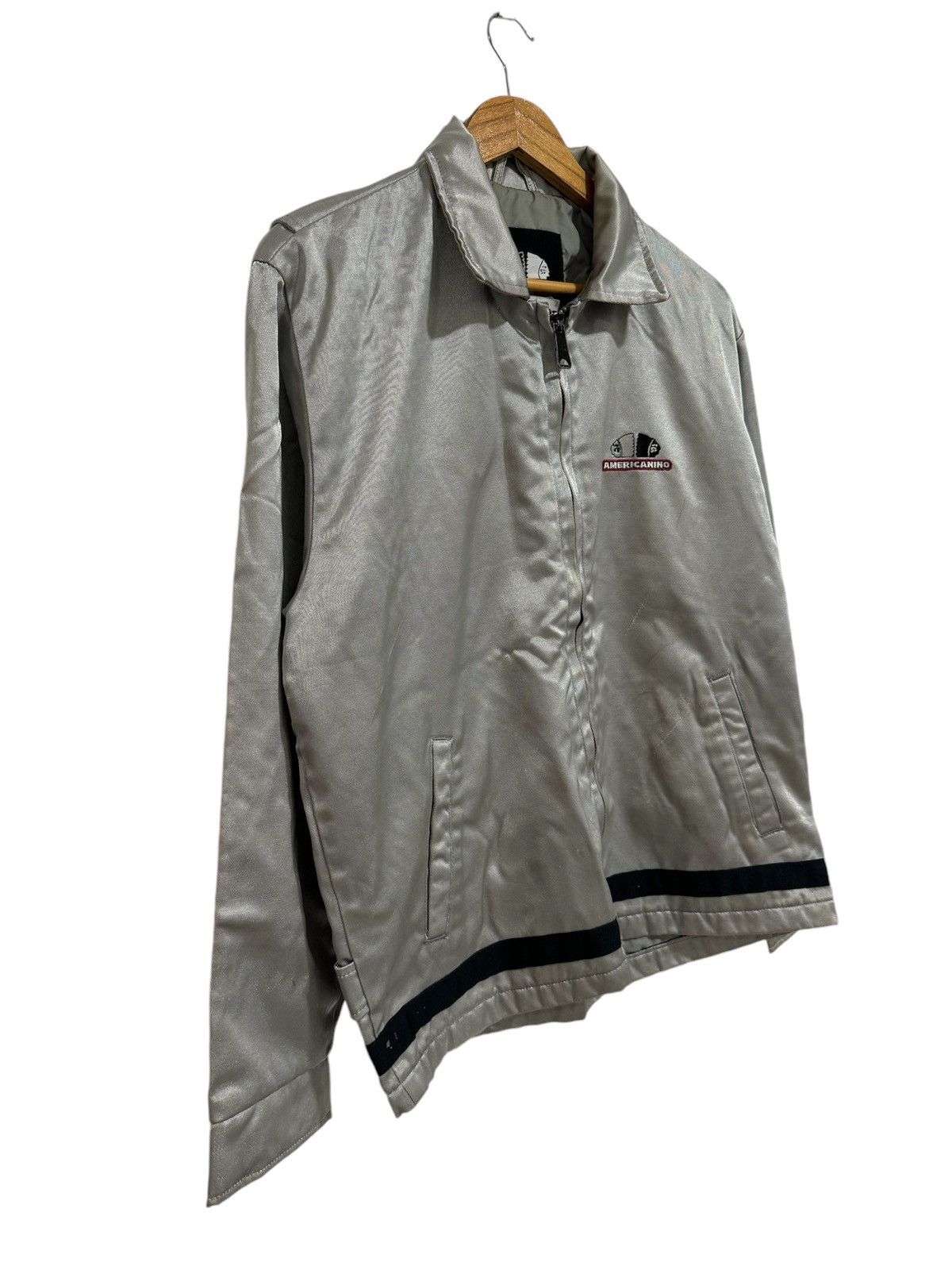Edwin × Vintage Vintage Americanino by Edwin Silver Jacket Size US L / EU 52-54 / 3 - 2 Thumbnail
