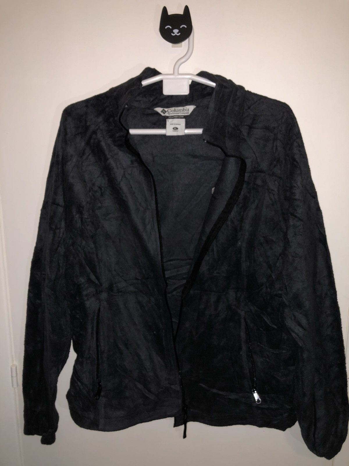 Columbia × Vintage Vintage Columbia Black Fleece Jacket Retro Size XL / US 12-14 / IT 48-50 - 2 Thumbnail