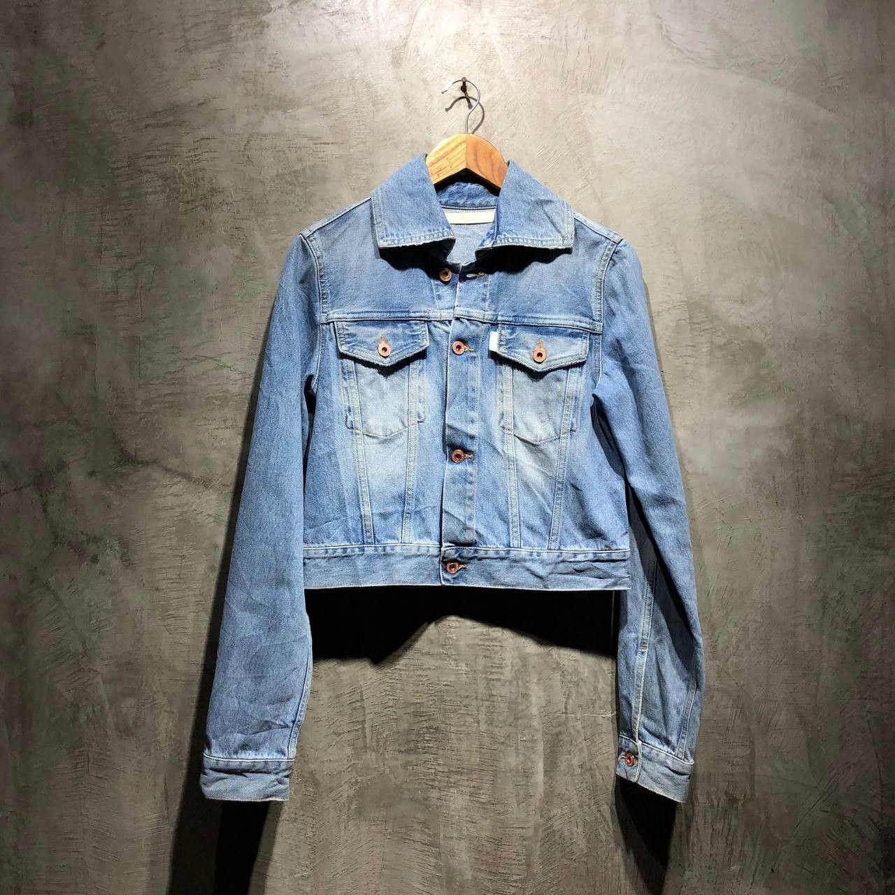 Off-White Off-White Denim cropped jacket Size XS / US 0-2 / IT 36-38 - 2 Thumbnail