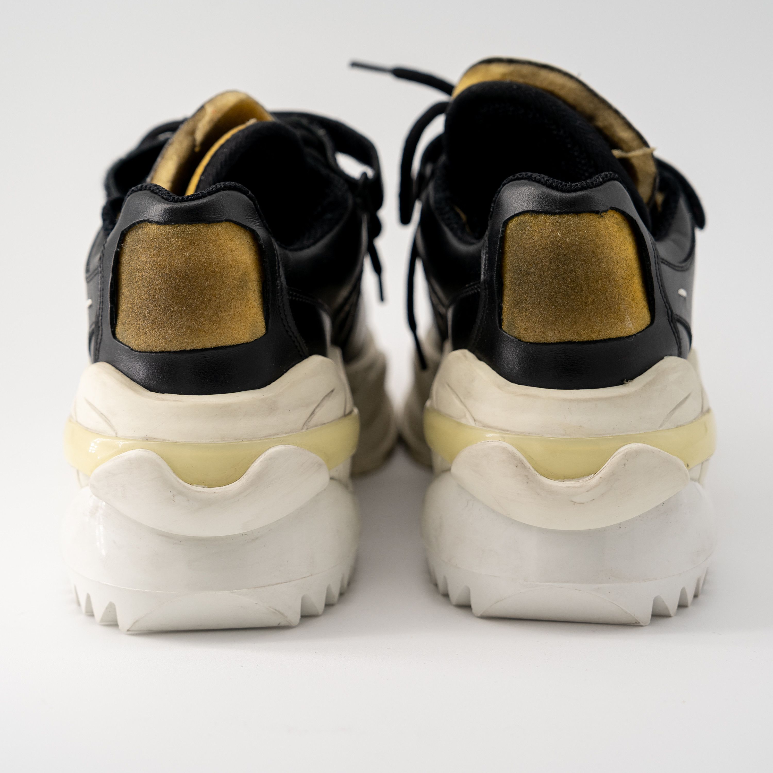 Maison Margiela 40 MM6 Maison Margiela Sneakers Black Retro Fit Black Size US 7 / EU 40 - 4 Thumbnail