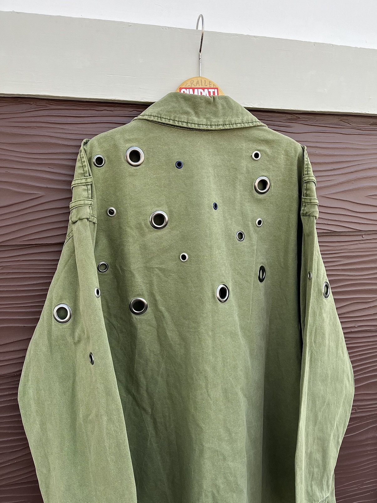 Zara Vintage Zara Distressed Canvas Parca Jakcet Size US L / EU 52-54 / 3 - 5 Thumbnail