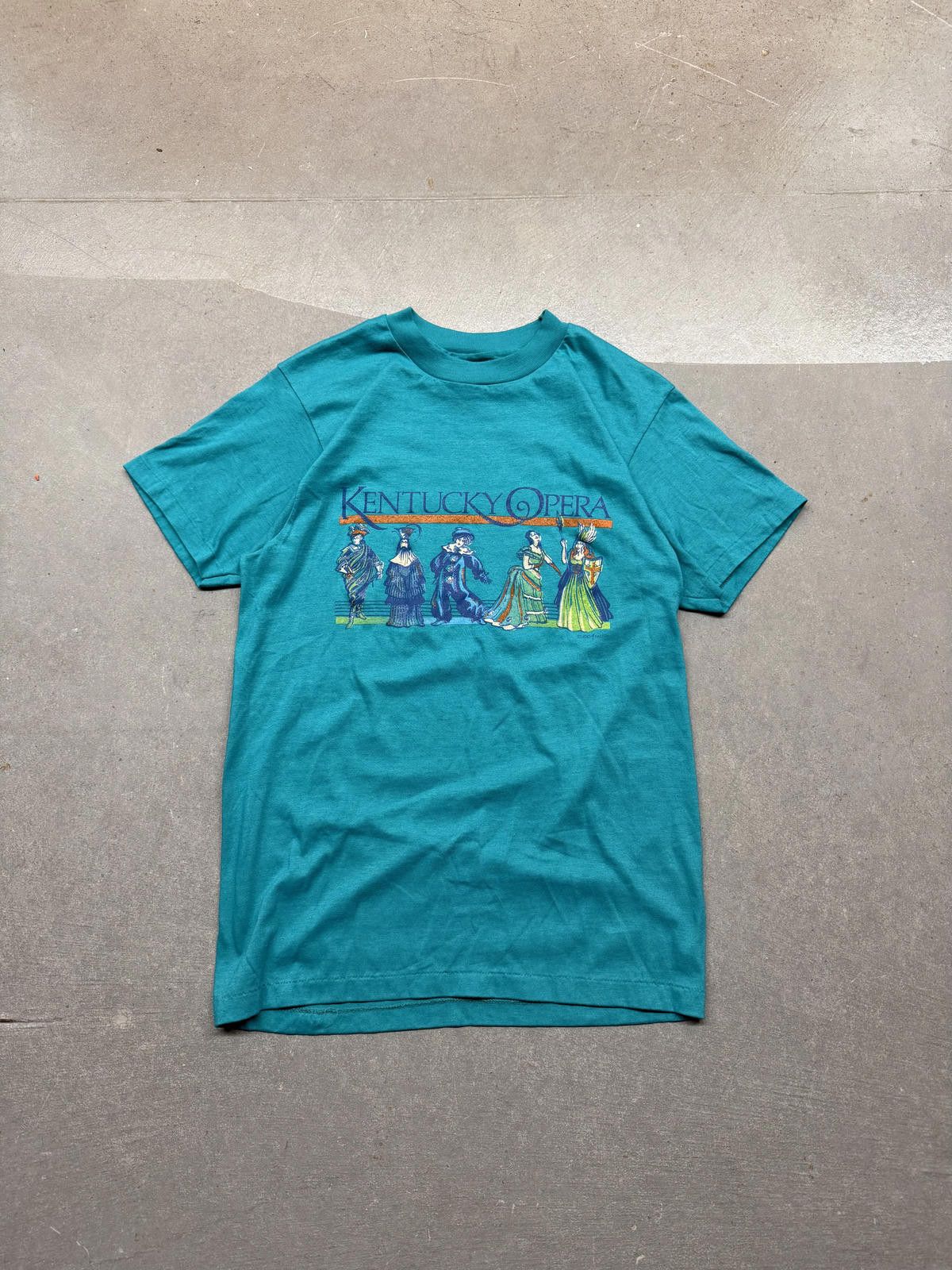 Hanes Vintage 80s Hanes Kentucky Opera Single Stitch Graphic Tee Size US M / EU 48-50 / 2 - 2 Thumbnail