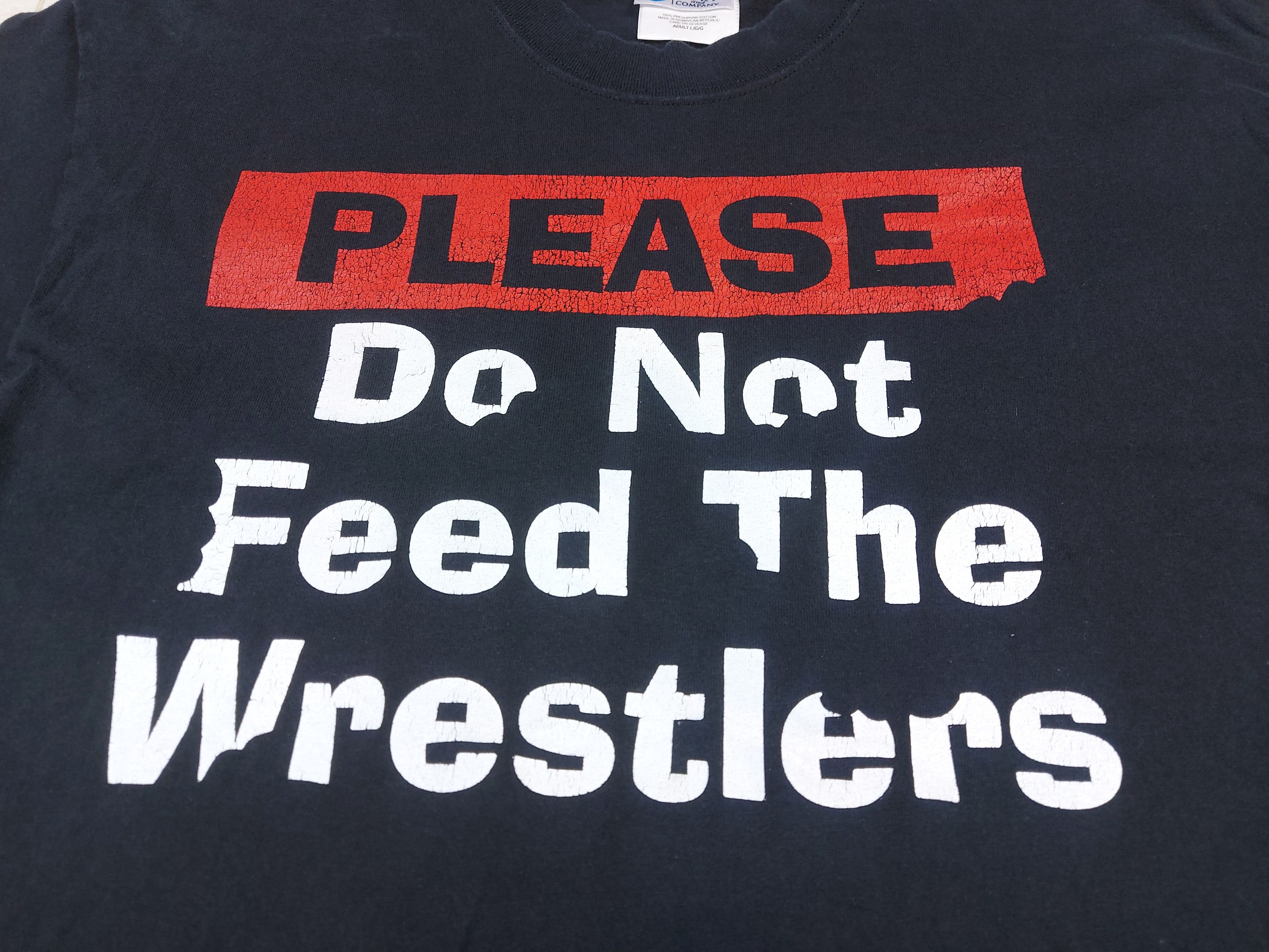 Vintage × WWF Vintage Y2K Wrestling Please Do Not Feed the Wrestlers TEE Size US L / EU 52-54 / 3 - 2 Thumbnail