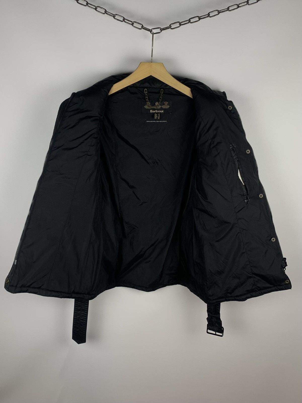 Barbour Vintage Barbour Nation Down Jacket Women’s Size UK 10 Black Size M / US 6-8 / IT 42-44 - 5 Thumbnail