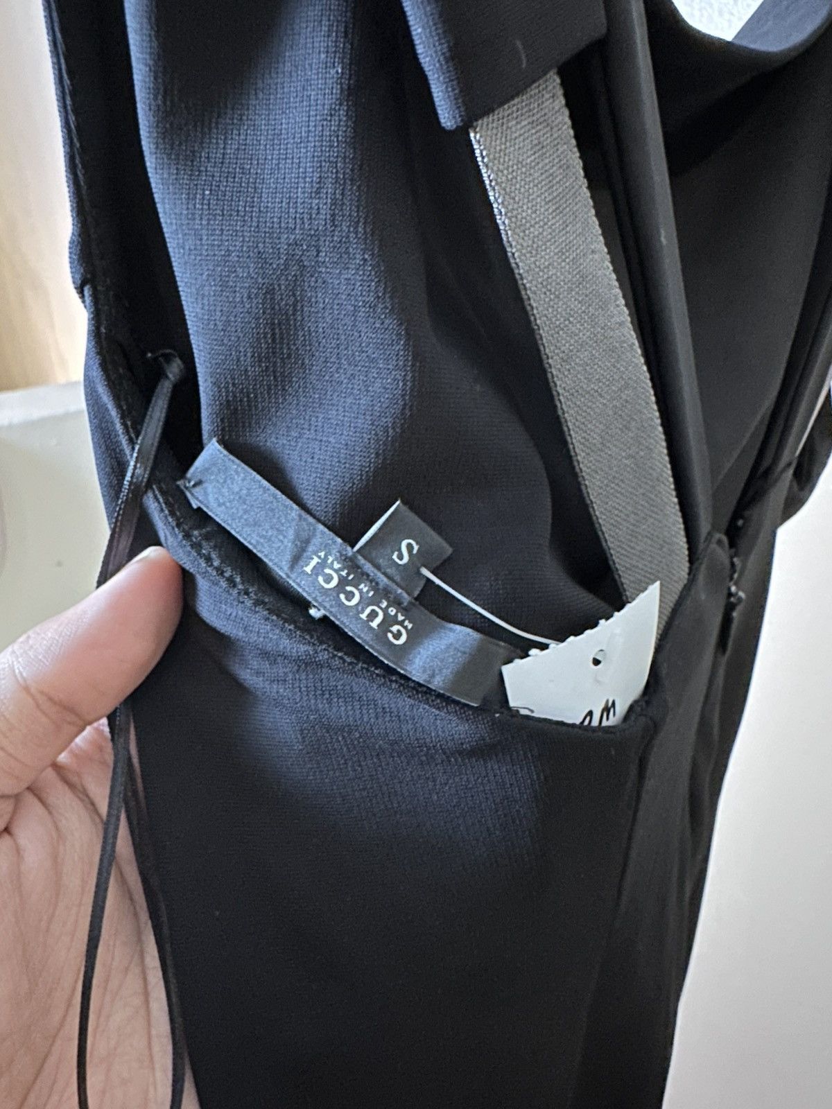Gucci Gucci Black Stretch Midi Dress Size S / US 4 / IT 40 - 4 Thumbnail