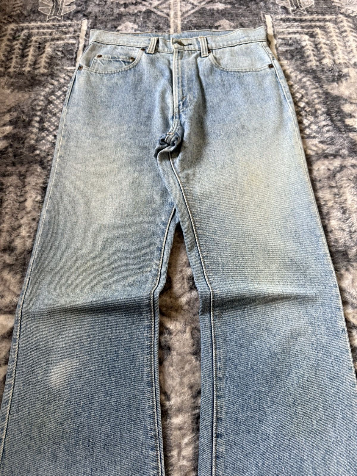 Levi's 70s Vintage Levis 517 Talon Zipper Flared Bootcut Jeans Size US 29 - 3 Thumbnail