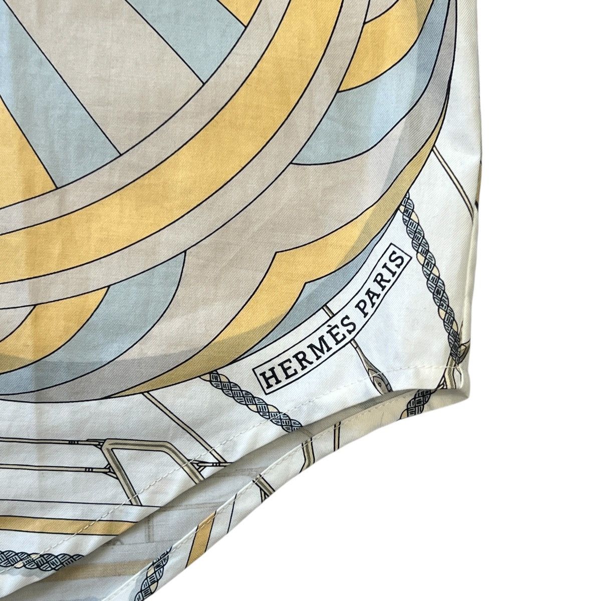 Hermes HERMÈS Vintage Silk Yacht Shirt - Martin Margiela Star Tag Size US S / EU 44-46 / 1 - 4 Thumbnail