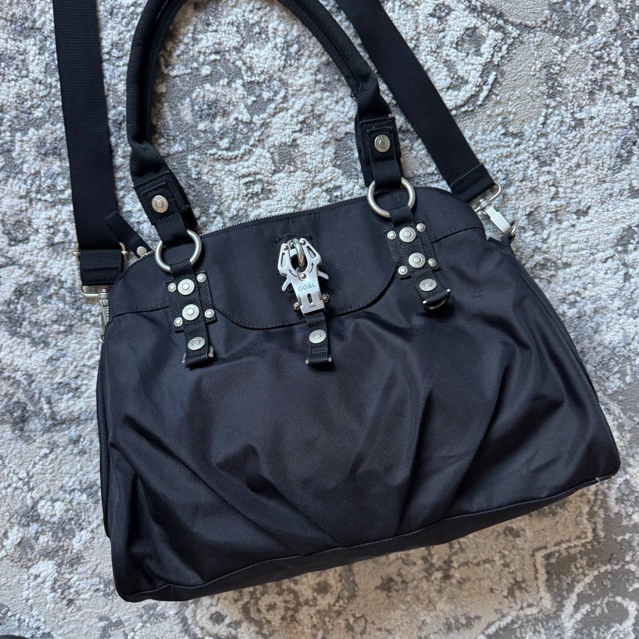 Japanese Brand Big GGL George Gina&Lucy Alyx Nylon Utility Goth Retro Style Size ONE SIZE - 2 Thumbnail