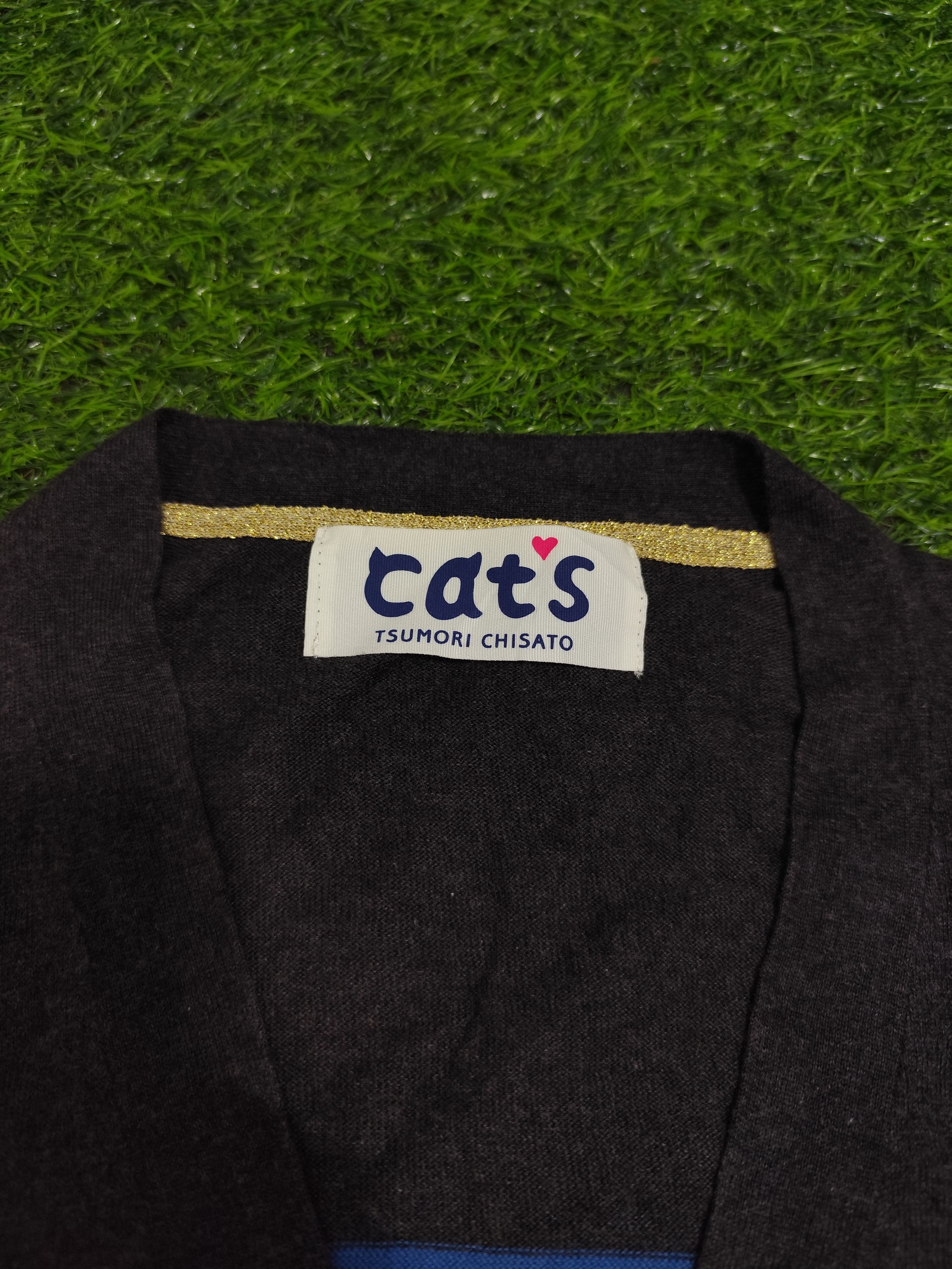 Issey Miyake Issey miyake Tsumori Chisato Cats Stripes Cardigan Size US M / EU 48-50 / 2 - 4 Thumbnail