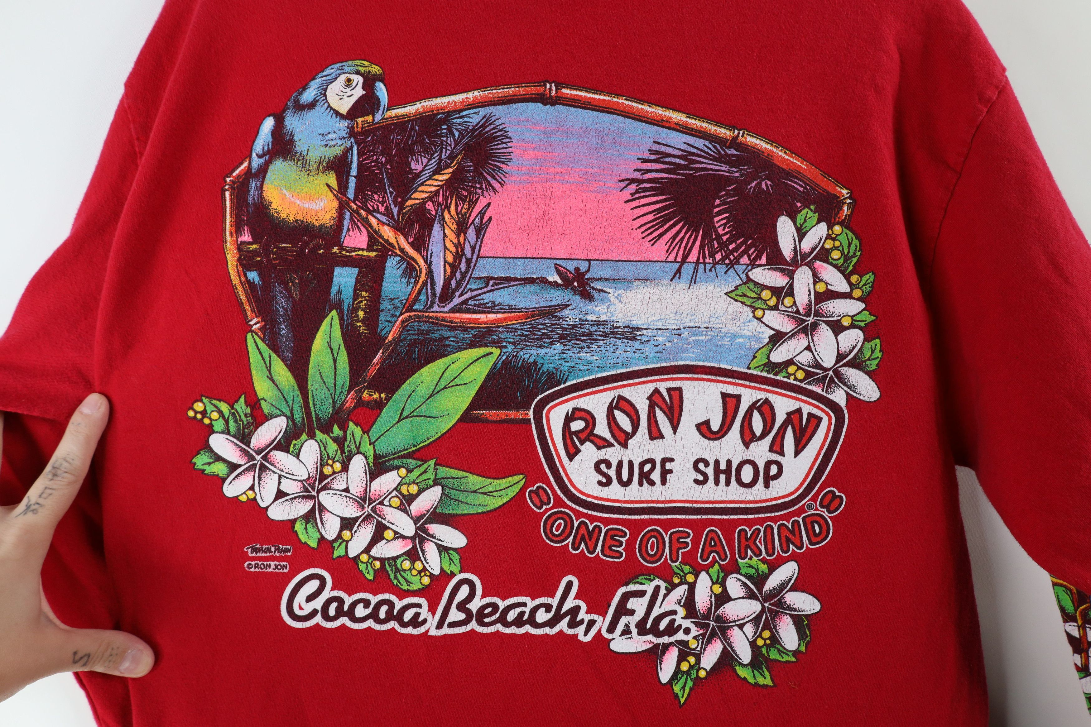 Ron Jon Surf Shop × Vintage Vintage Y2K Ron Jon Surf Shop Spell Out Long Sleeve T-Shirt Size US M / EU 48-50 / 2 - 15 Thumbnail