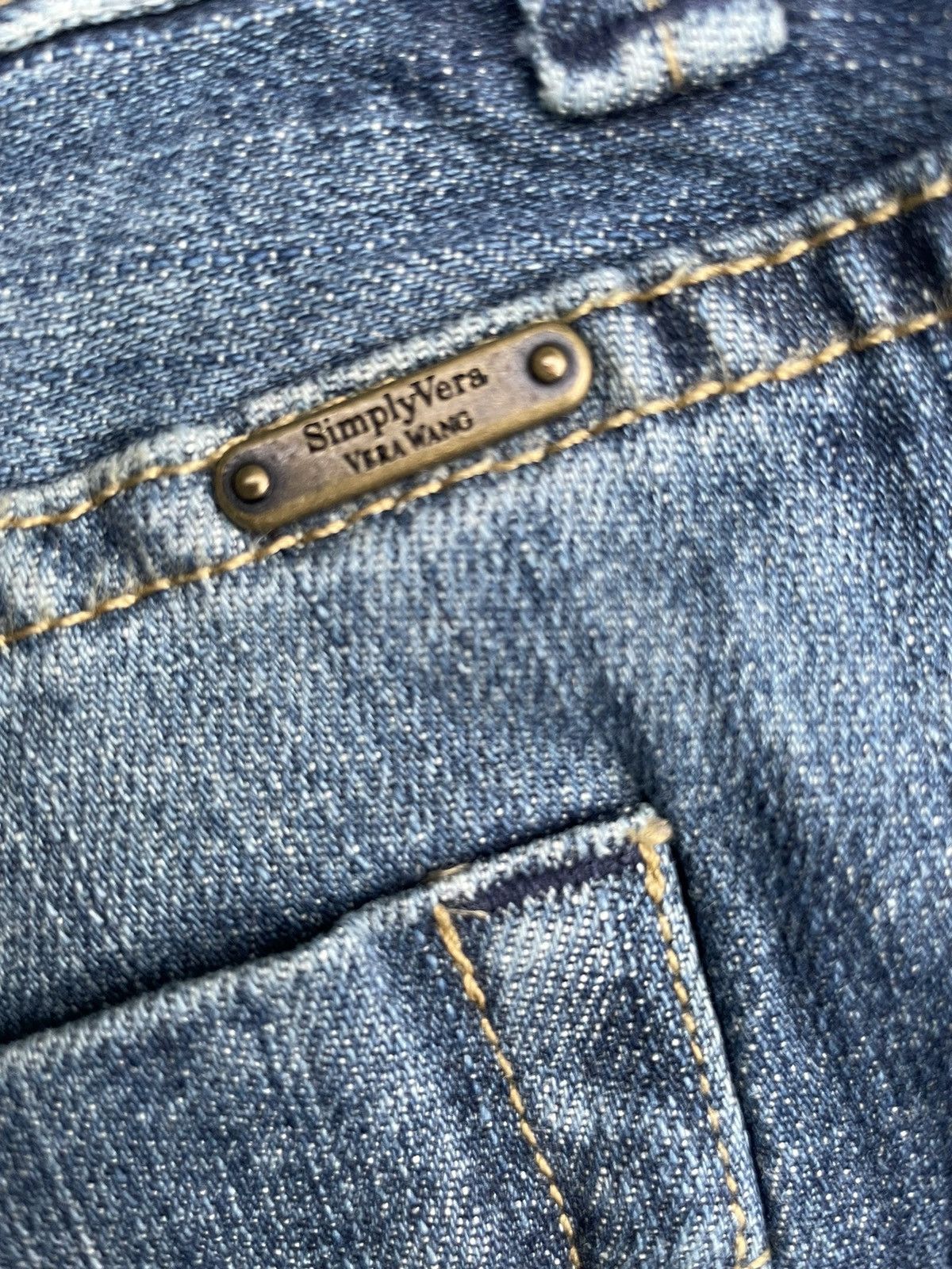 Vera Wang Vintage Vera Wang Simply Vera Denim Size 33" - 9 Thumbnail