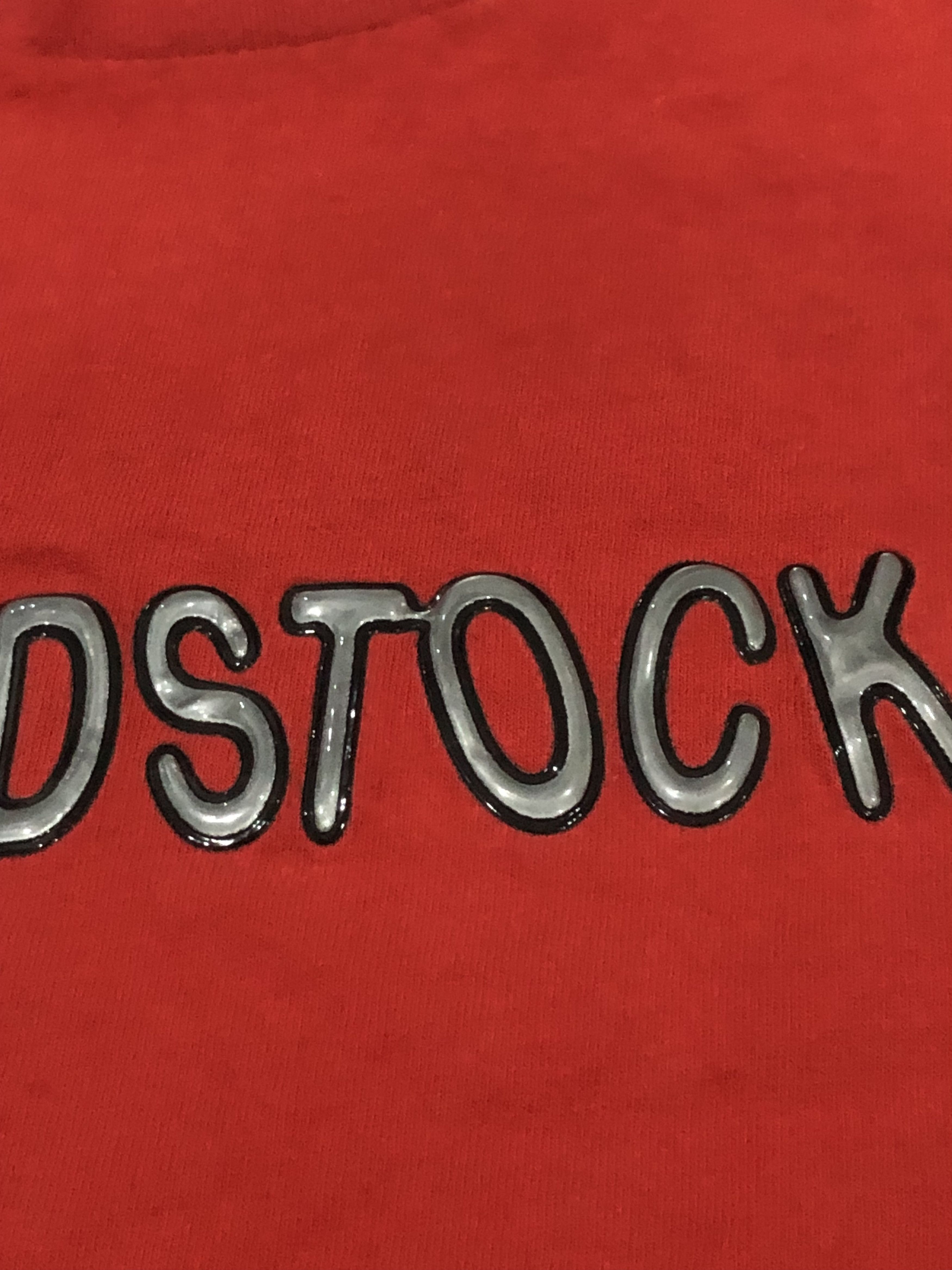 Vintage Vintage 90s Woodstock Spell Out Tshirt Size US L / EU 52-54 / 3 - 4 Thumbnail