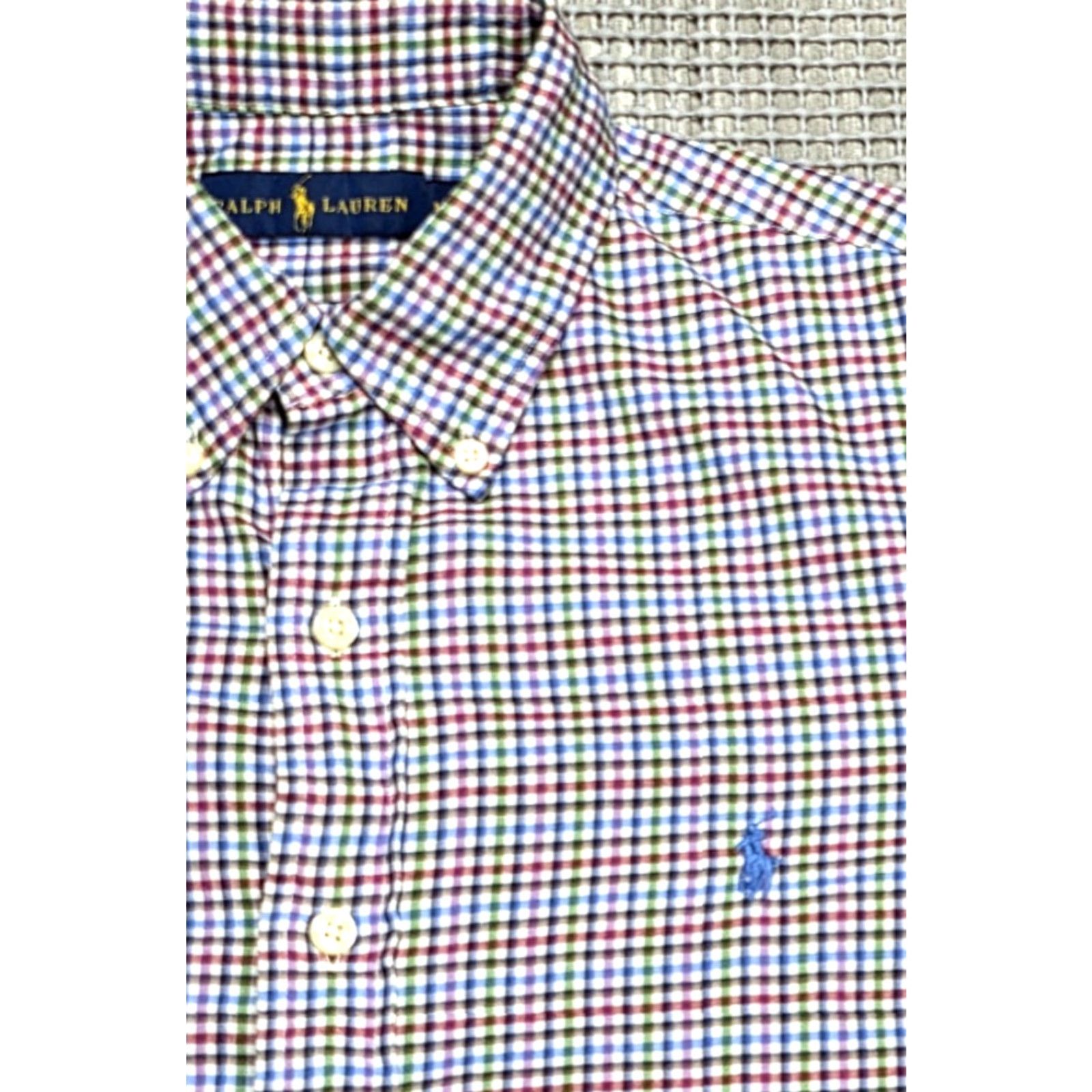 Polo Ralph Lauren Polo Ralph Lauren Button-Up Shirt Men M Multicolor Plaid Long Sleeve Flannel Size US M / EU 48-50 / 2 - 3 Thumbnail