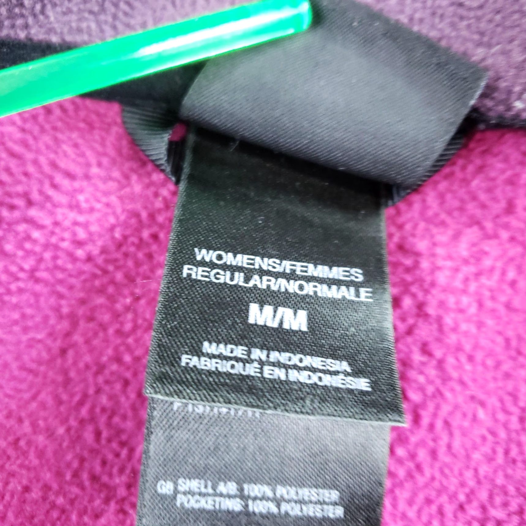 The North Face The North Face Jacket Womens Medium Pink Purple Fleece Full Zip Hiking Outdoors Size M / US 6-8 / IT 42-44 - 6 Thumbnail