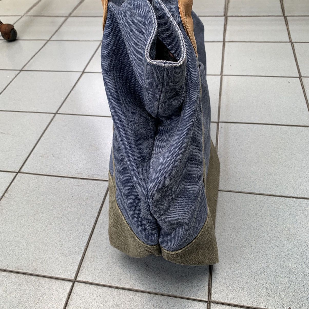 L.L. Bean Genuine LL BEAN Boat Tote Bag Full Grain Leather vintage Size ONE SIZE - 3 Thumbnail