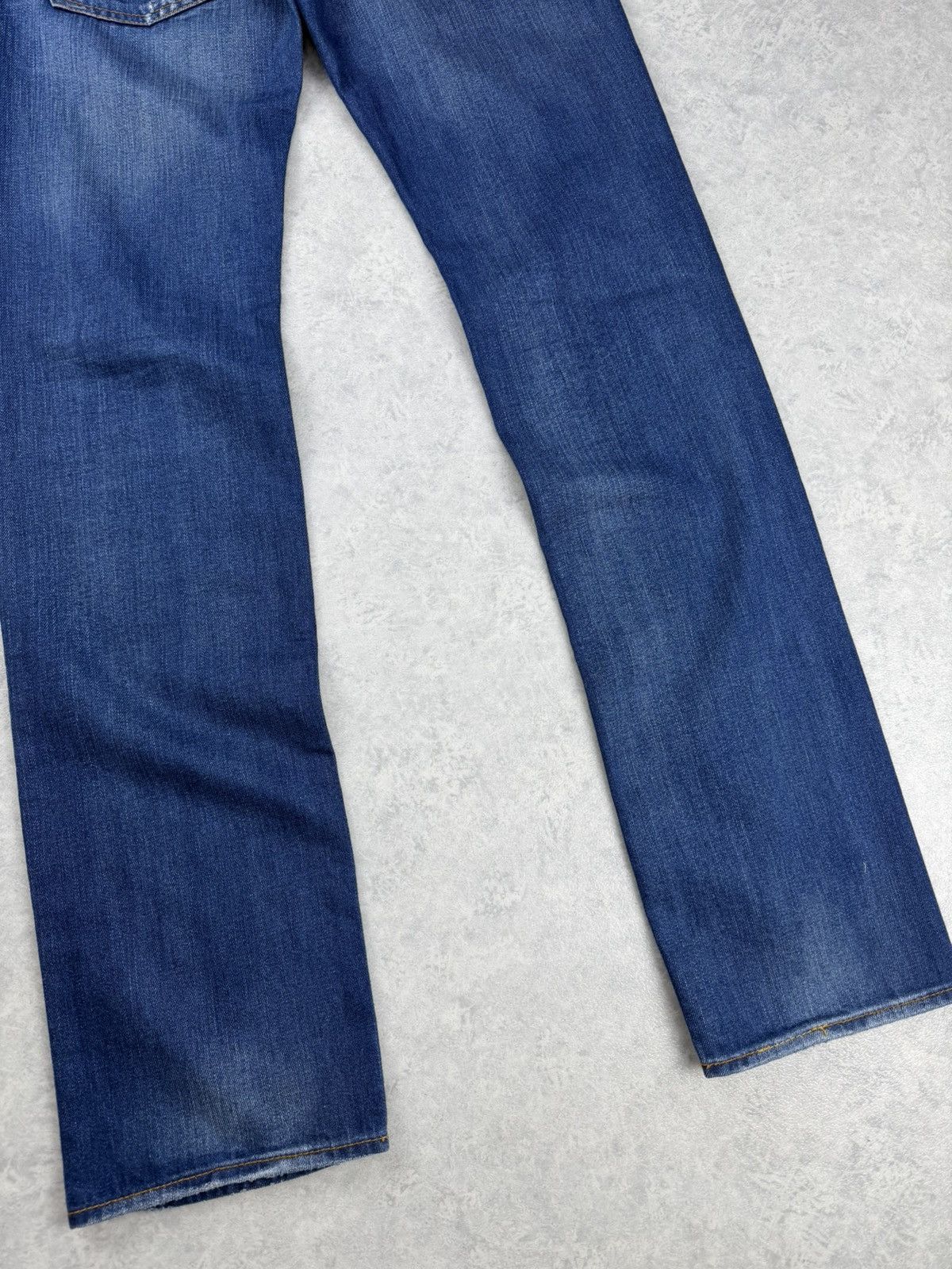 Versace Jeans Couture VJC Versace Jeans Couture Distressed Blue Denim Jeans Size US 31 - 9 Thumbnail