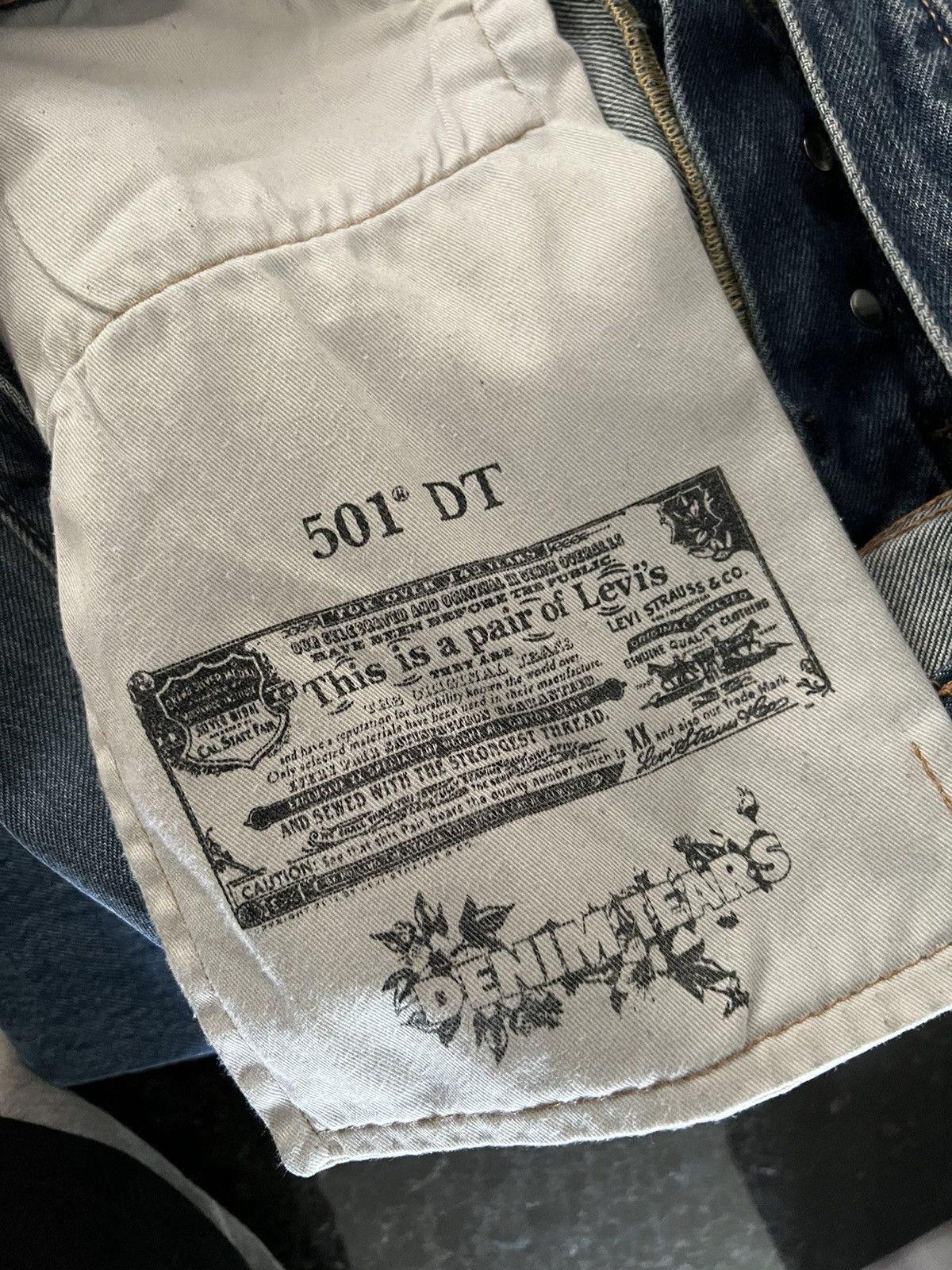 DENIM TEARS Denim Tears “Dark wash” ss21 Size US 32 / EU 48 - 6 Thumbnail