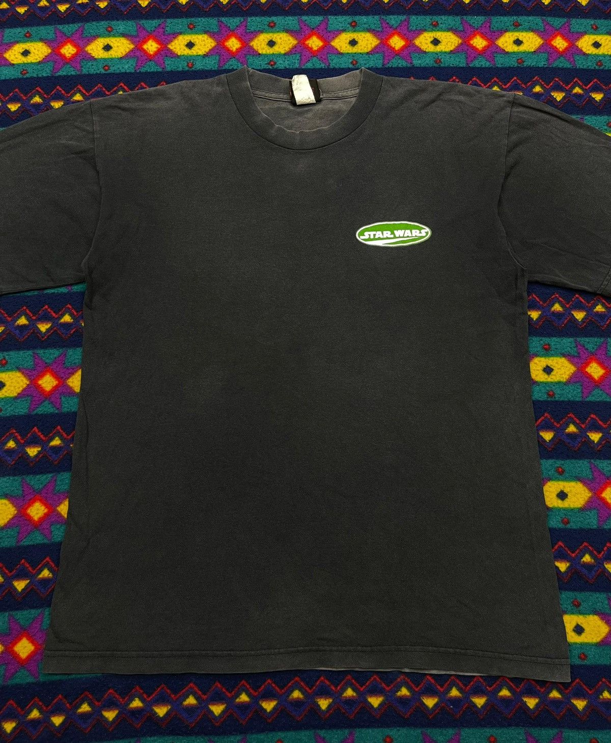 Star Wars × Vintage Vintage 90s Sunfaded Darth Maul Star Wars Short Sleeve Tee Size US L / EU 52-54 / 3 - 4 Thumbnail