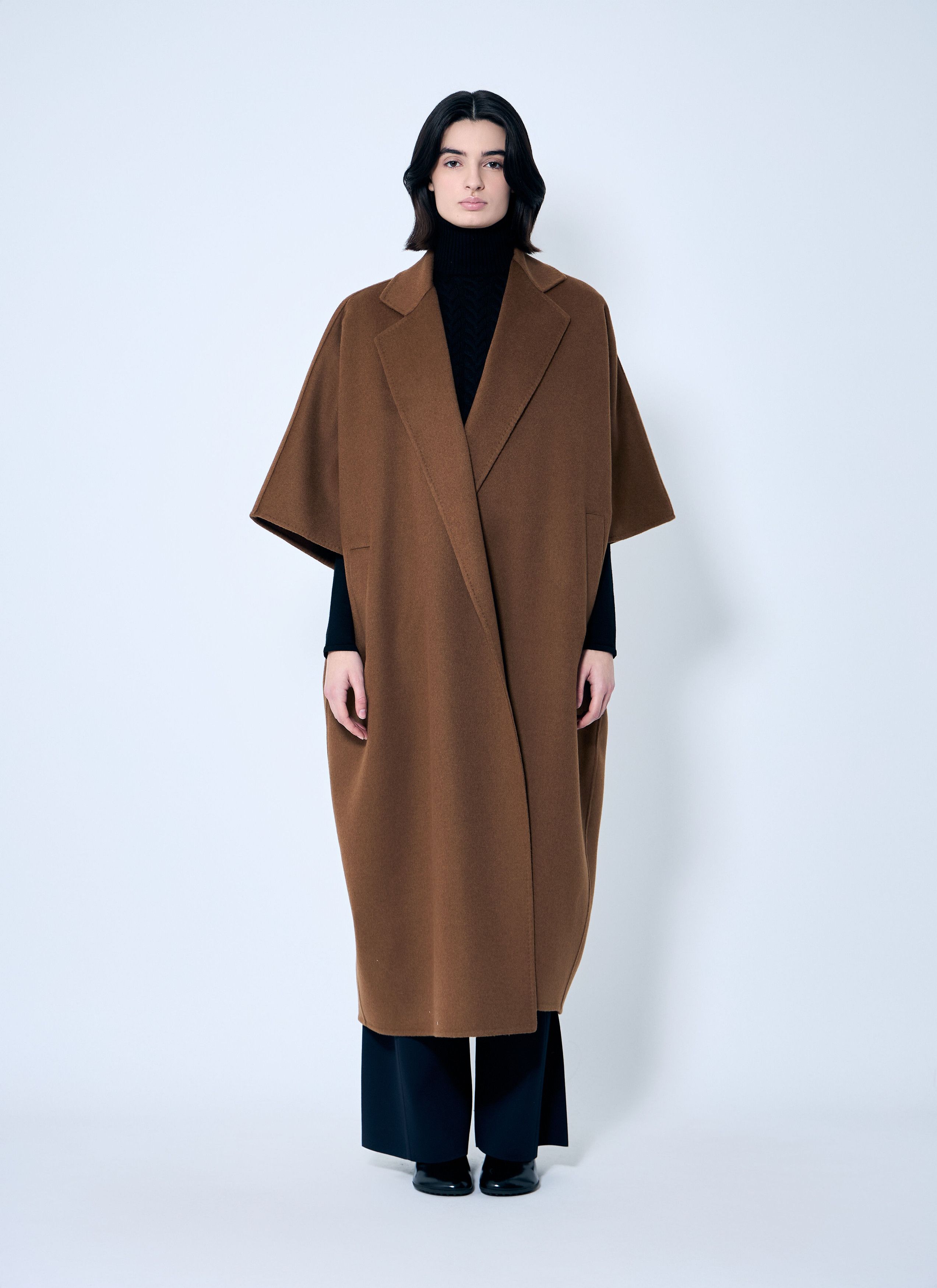 Max Mara Max Mara Jago Logo Long Cape | Grailed
