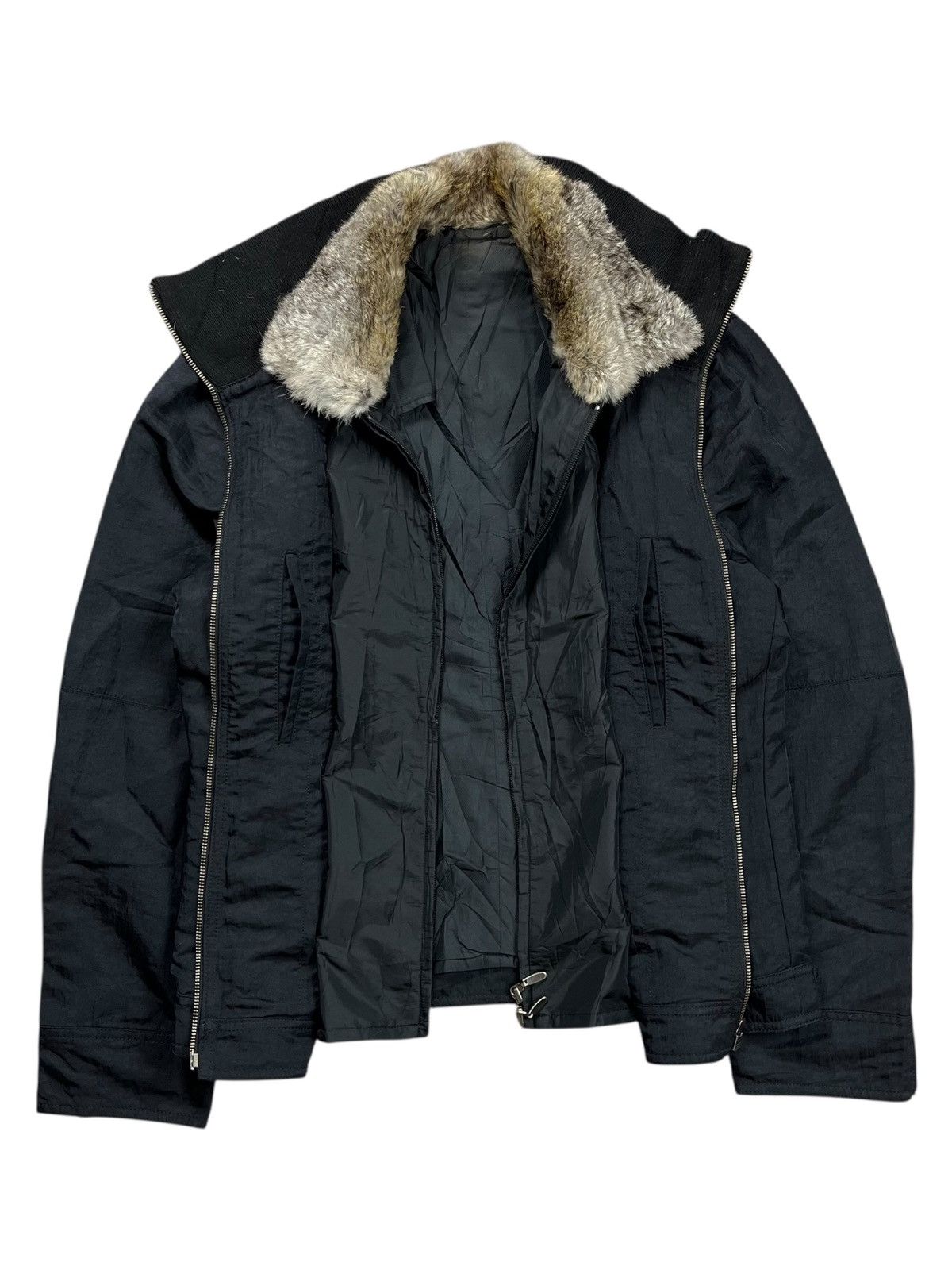 BUFFALO BOBS 2007 Comme Ca Men - Trim Fur Collar Jacket Size US M / EU 48-50 / 2 - 2 Thumbnail