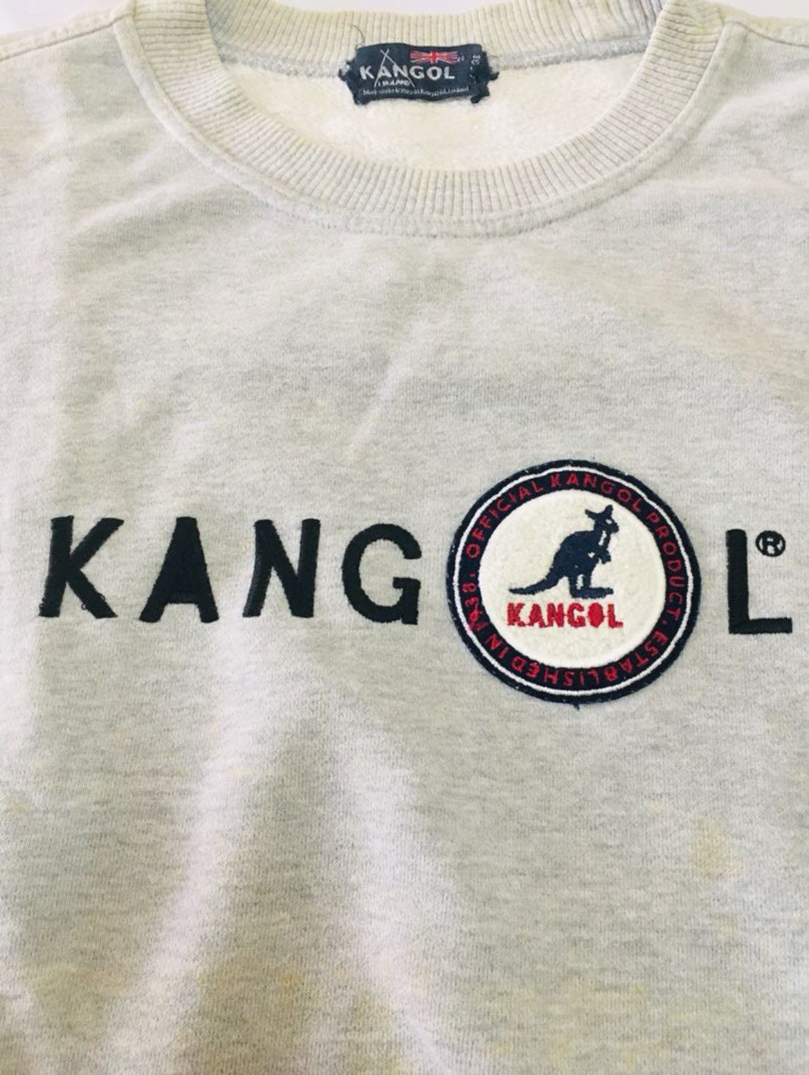 Designer × Kangol × Vintage Vintage 90's Kangol Sweatshirt Size US L / EU 52-54 / 3 - 3 Thumbnail