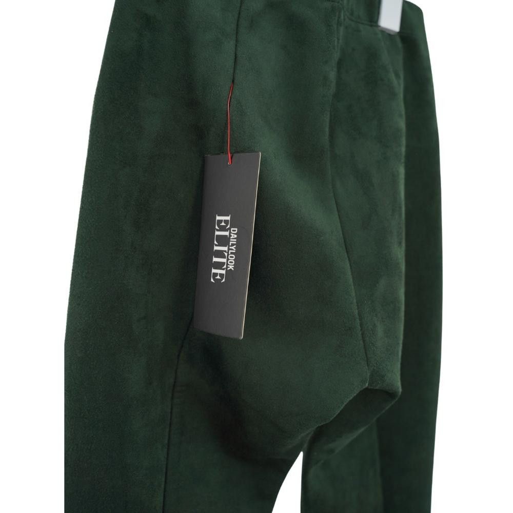 Bcbgmaxazria NWT BCBG Max Azria Green Suede Zipper Pants Size 26" / US 2 / IT 38 - 4 Thumbnail