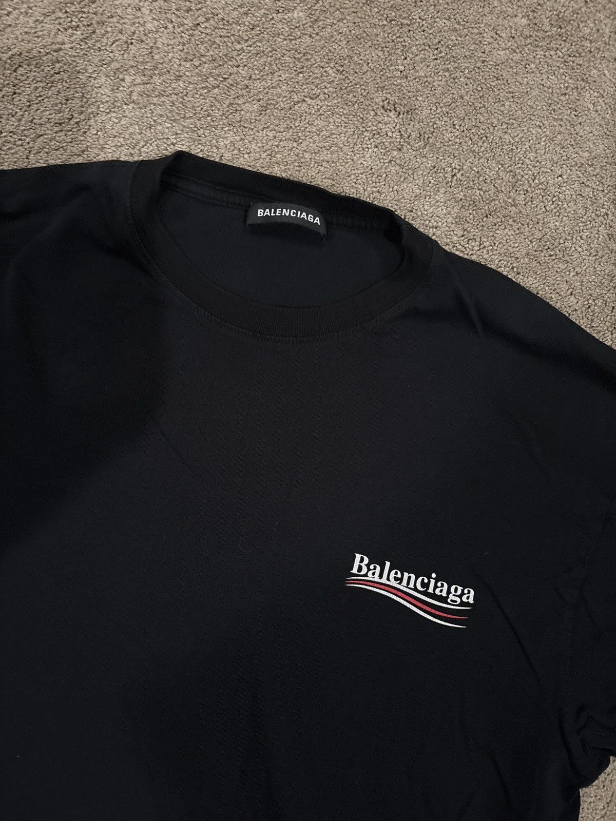 Balenciaga FW17 Balenciaga Web Logo Shirt Size US M / EU 48-50 / 2 - 7 Thumbnail