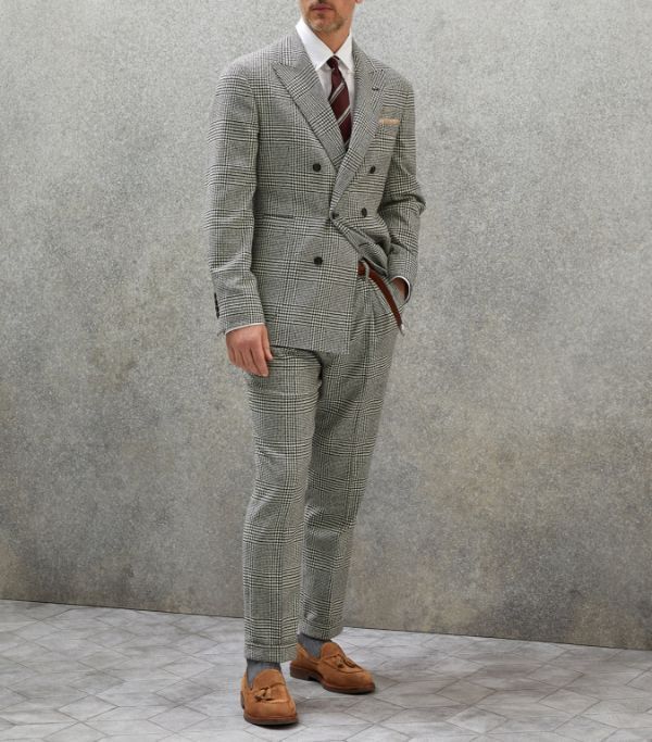 Brunello Cucinelli Suit in Grey Size 44R - 5 Thumbnail