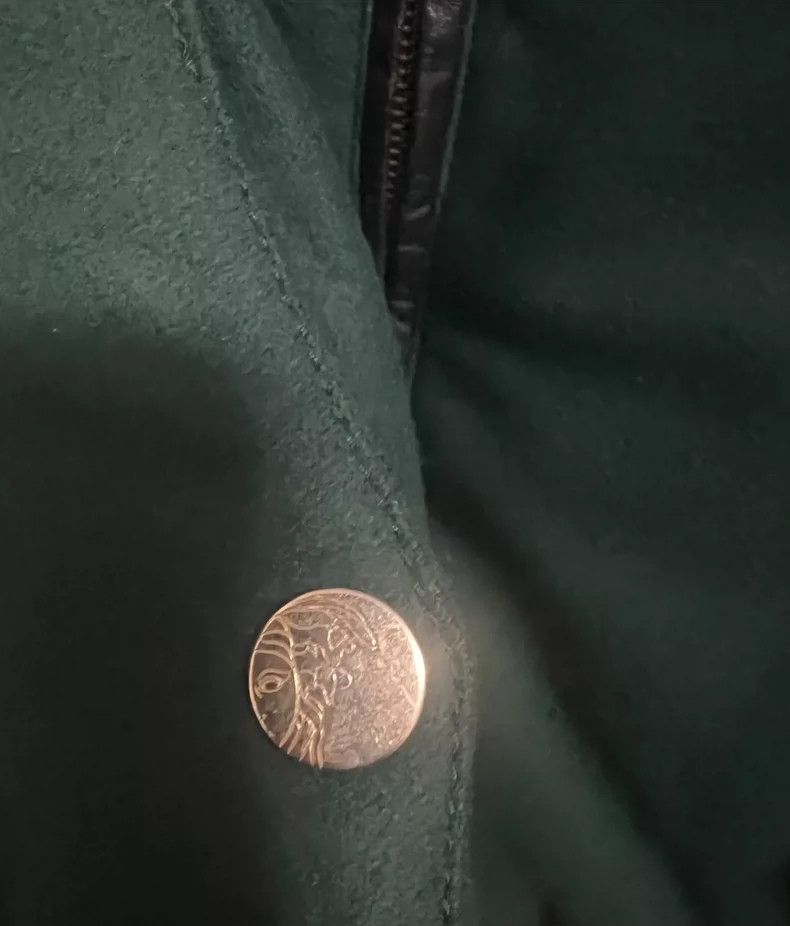 Versace Versace Real sheepskin coat with fox fur collar Size L / US 10 / IT 46 - 7 Thumbnail