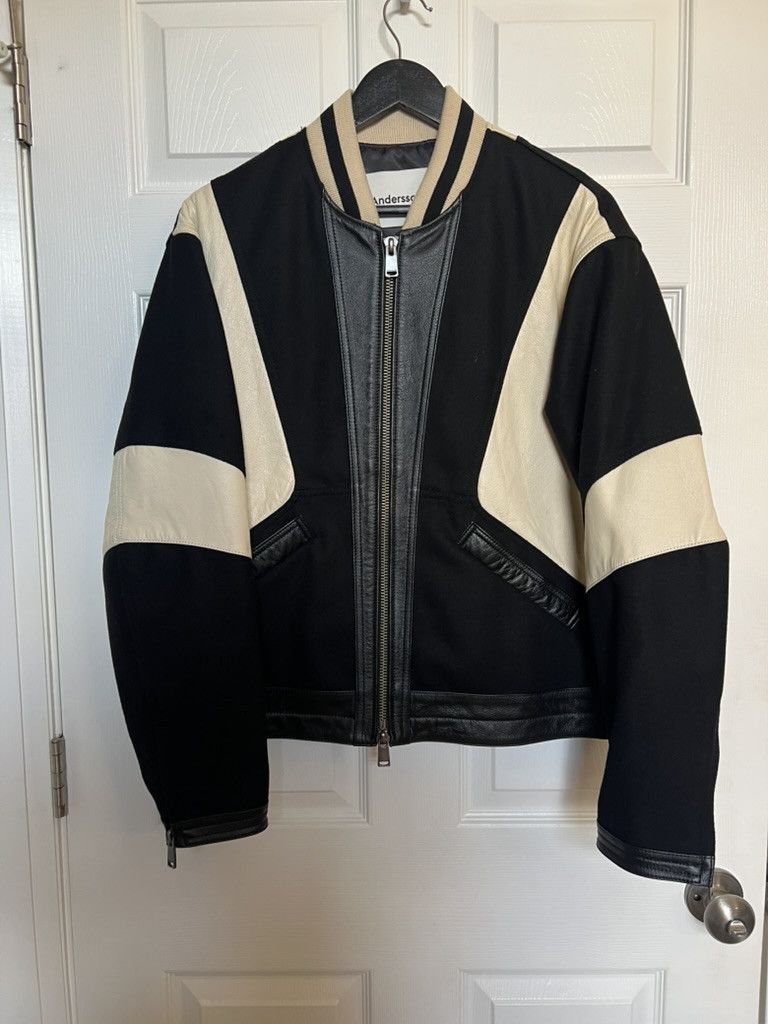 Andersson Bell Andersson Bell Wool and Leather Paneled Moto Jacket sz S Size US S / EU 44-46 / 1 - 2 Thumbnail