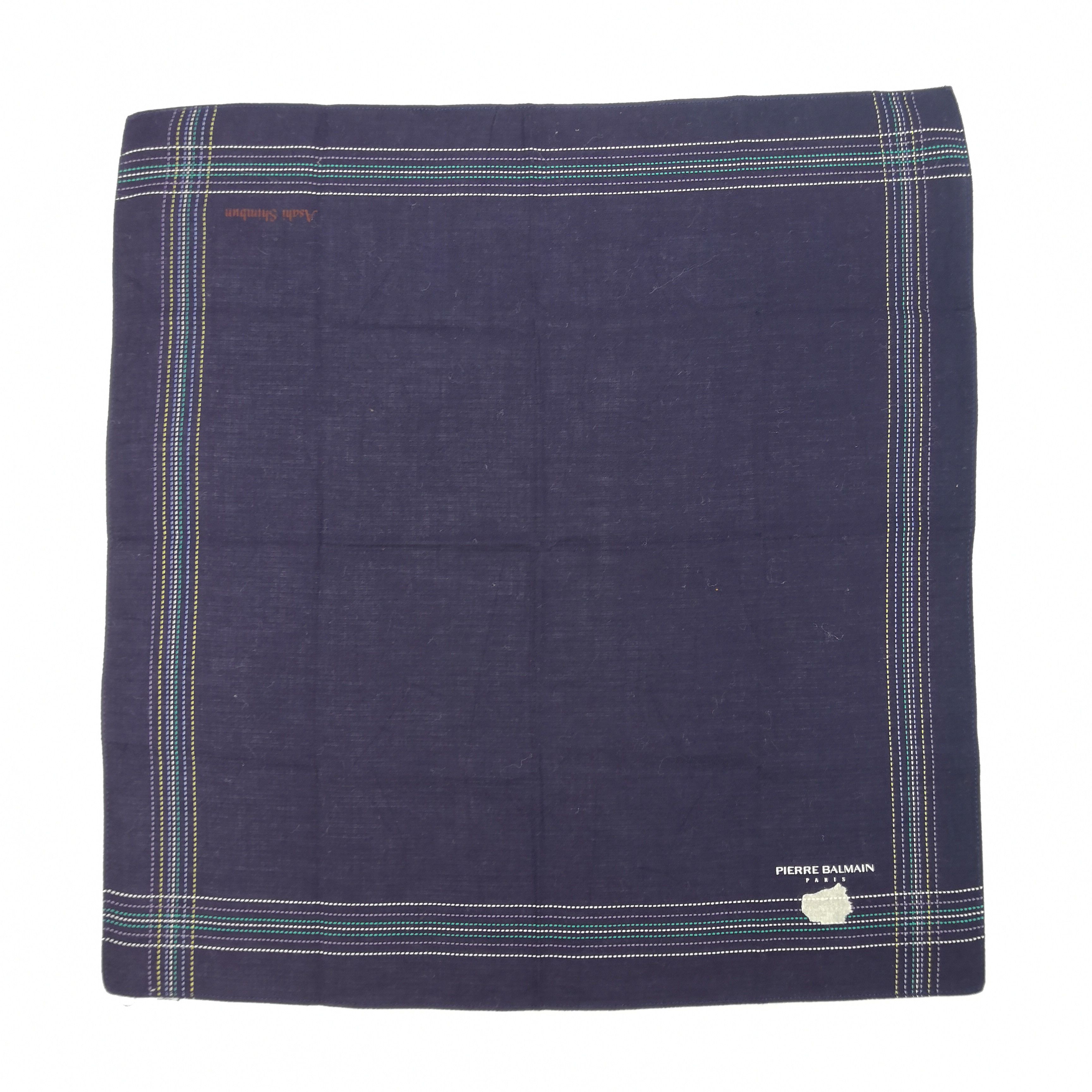 Japanese Brand NWT Vintage Pierre Balmain Handkerchief Neckerchief Bandana Size ONE SIZE - 2 Thumbnail