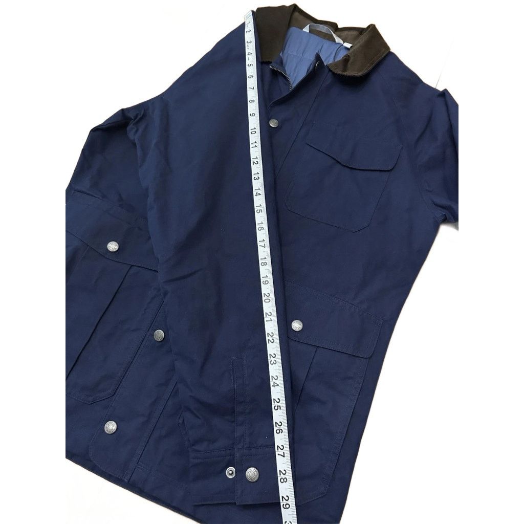 Peter Millar Peter Millar Waxed Cotton Safari Field Jacket - S Navy $348 Size US S / EU 44-46 / 1 - 5 Thumbnail
