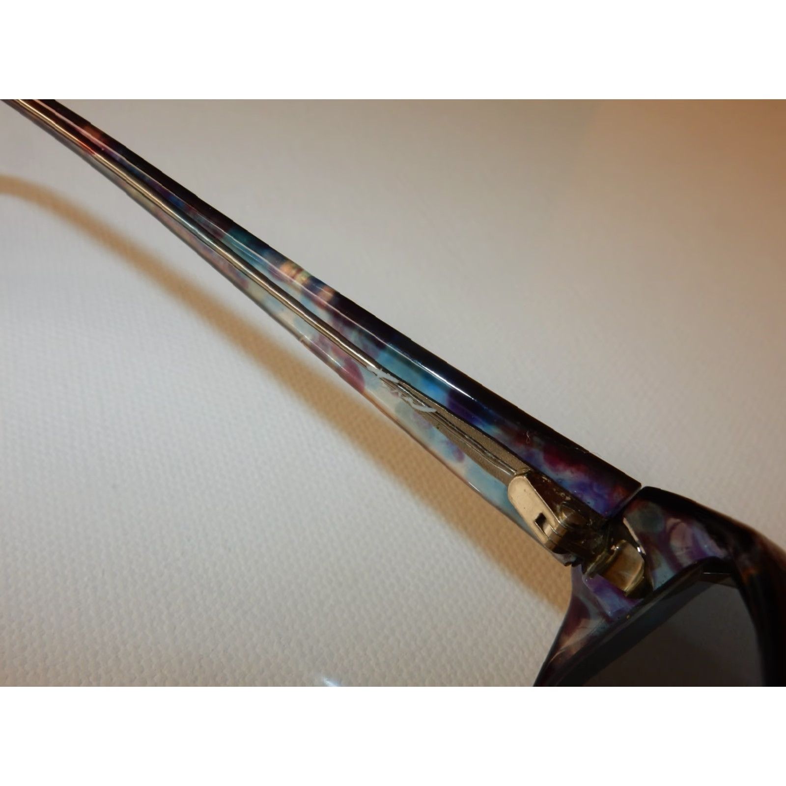 Vintage VTG Tura Sunglasses FRAMES ONLY 54 135 342 BLUE Women Sunglasses Frames Only Size ONE SIZE - 5 Thumbnail