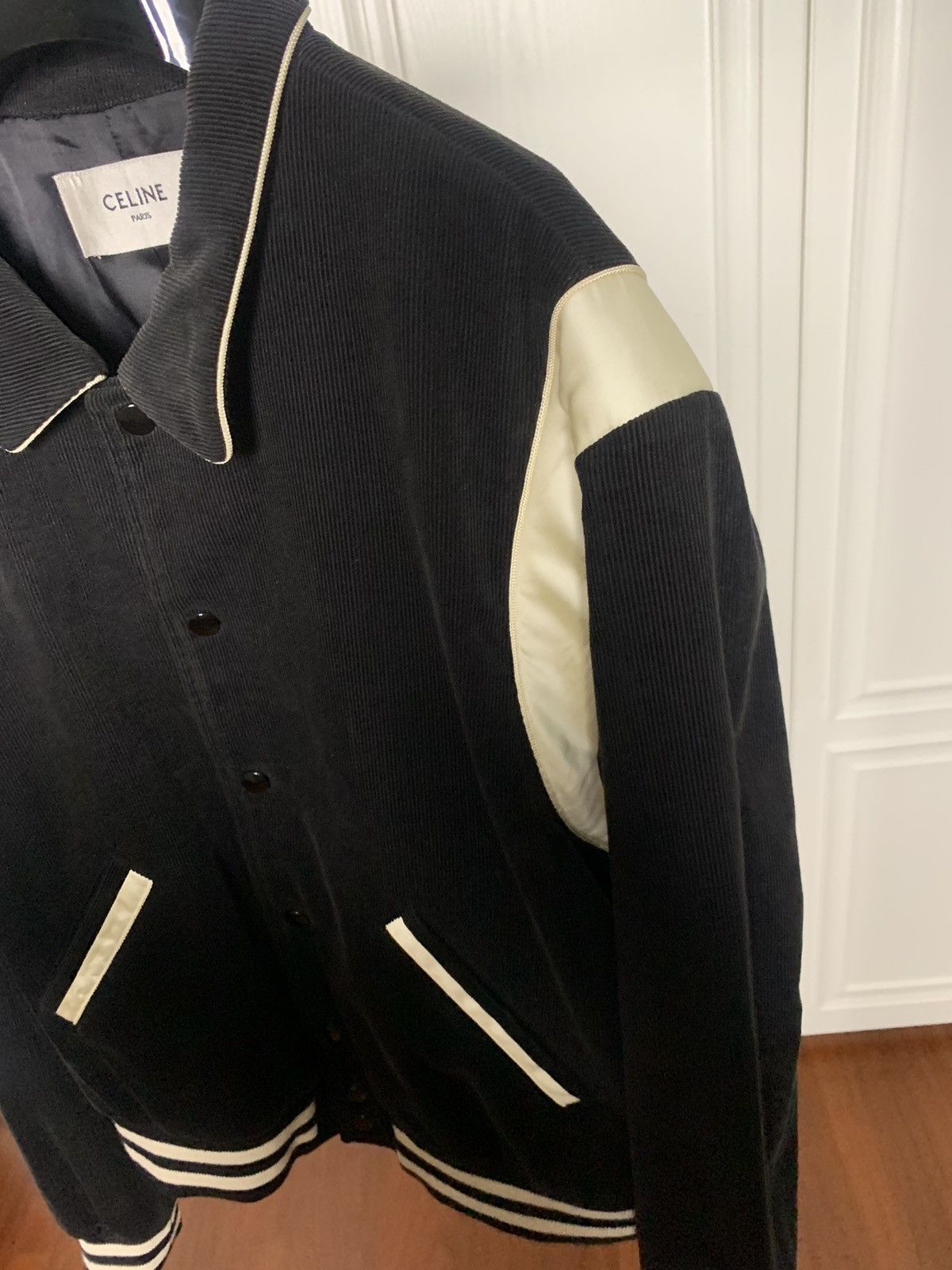 Celine Celine 2024FW Black Corduroy teddy jacket Size US L / EU 52-54 / 3 - 3 Thumbnail