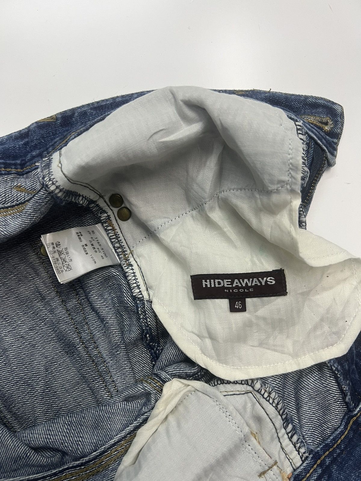 HIDEAWAYS × Japanese Brand HIDEAWAYS NICOLE DENIM SIZE 32 Size US 32 / EU 48 - 11 Thumbnail