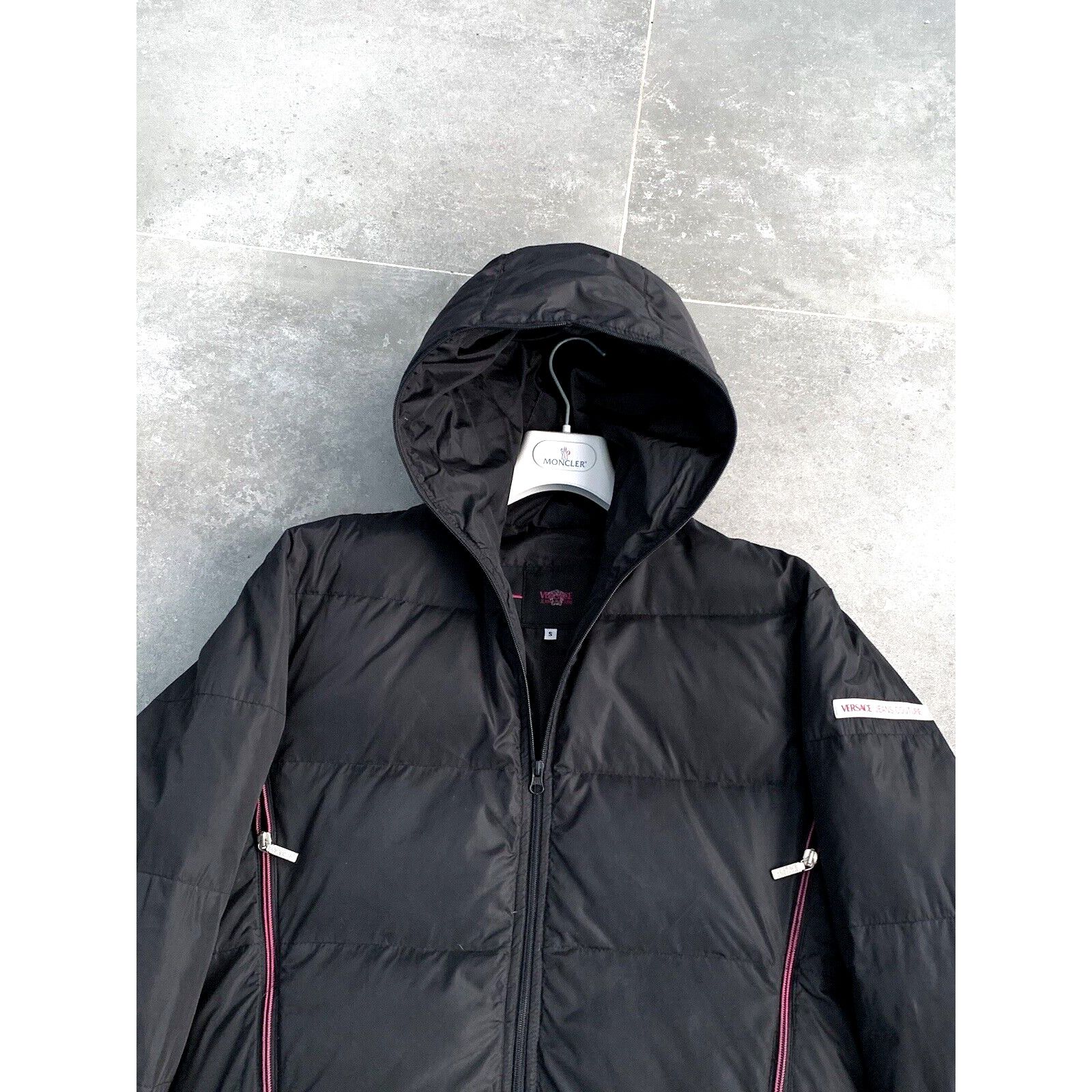 Men's VERSACE JEANS COUTURE Down Puffer Jacket Coat SZ S