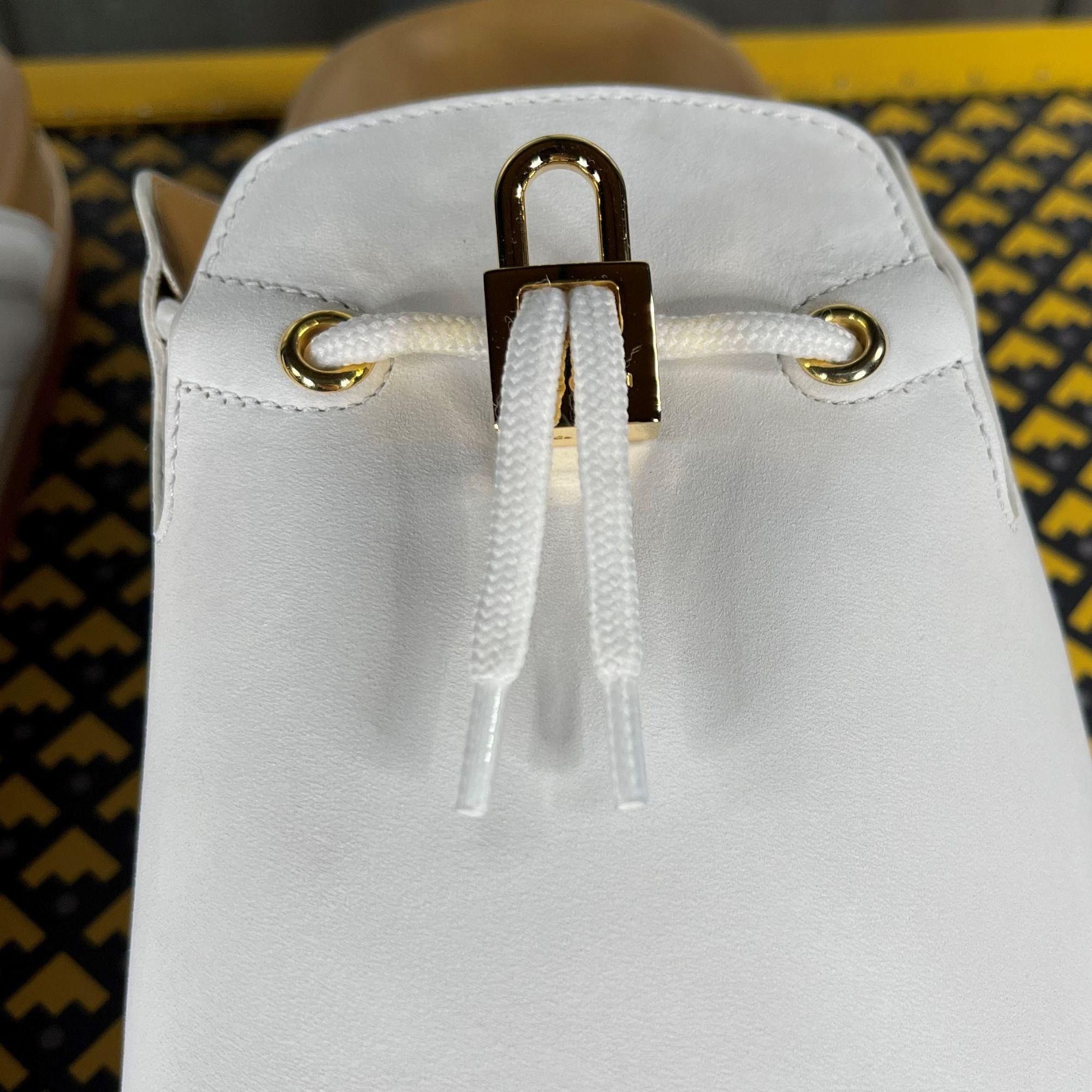 Buscemi Buscemi Pietro White Nubuk Leather Slippers US 8 EU 41 Size US 8 / EU 41 - 7 Thumbnail