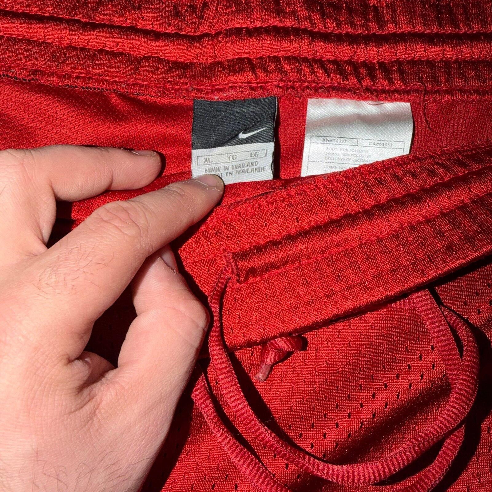 Nike Nike Baggy Red Dazzle Hoop Shorts Mens XL Vtg y2k 90s Rare Size US 36 / EU 52 - 3 Thumbnail