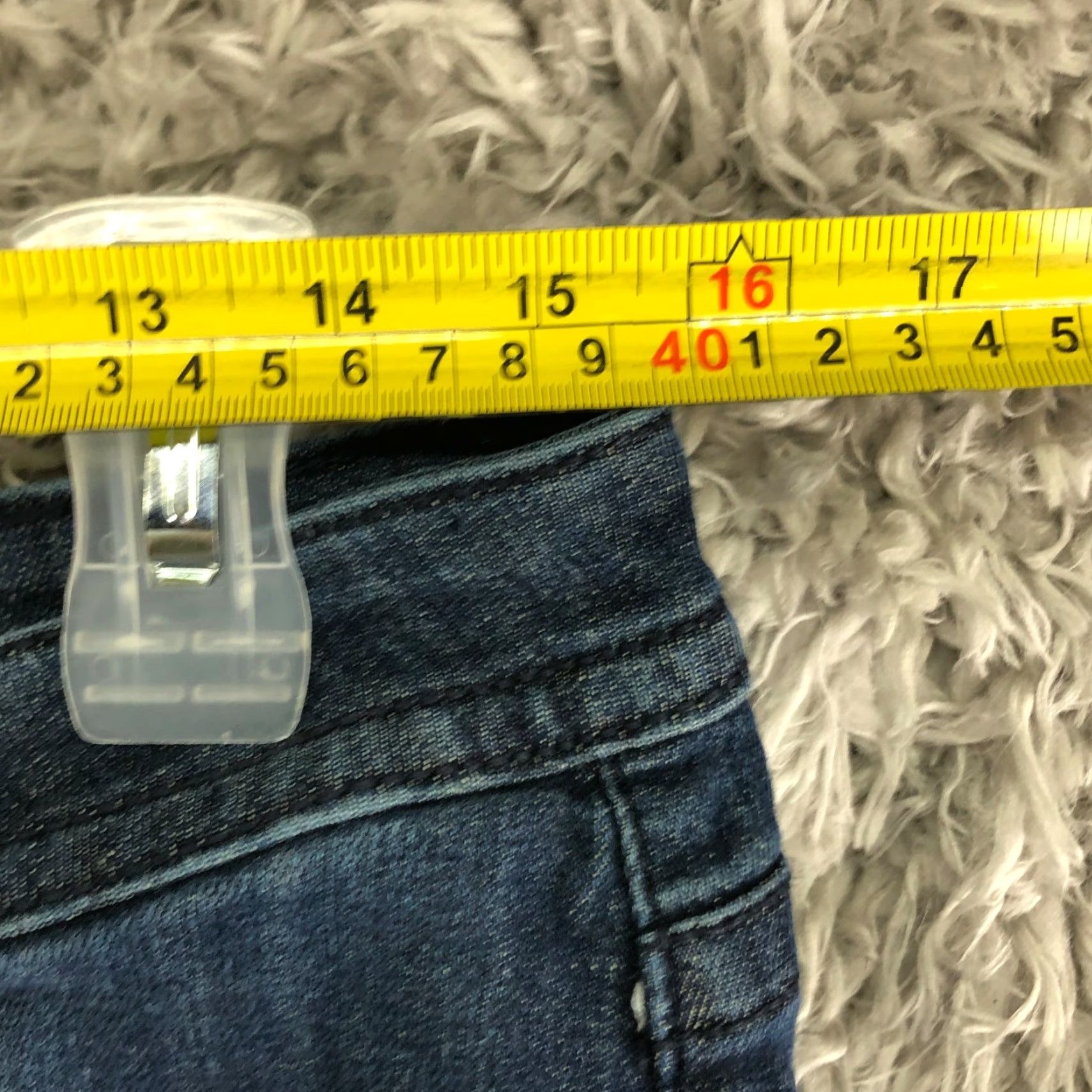 Lee Lee Jeans - 12 Womens Mid Rise Medium Wash Denim Jean - Regular Inseam 28in - Straight Fit Size 34" / US 12 / IT 48 - 2 Thumbnail