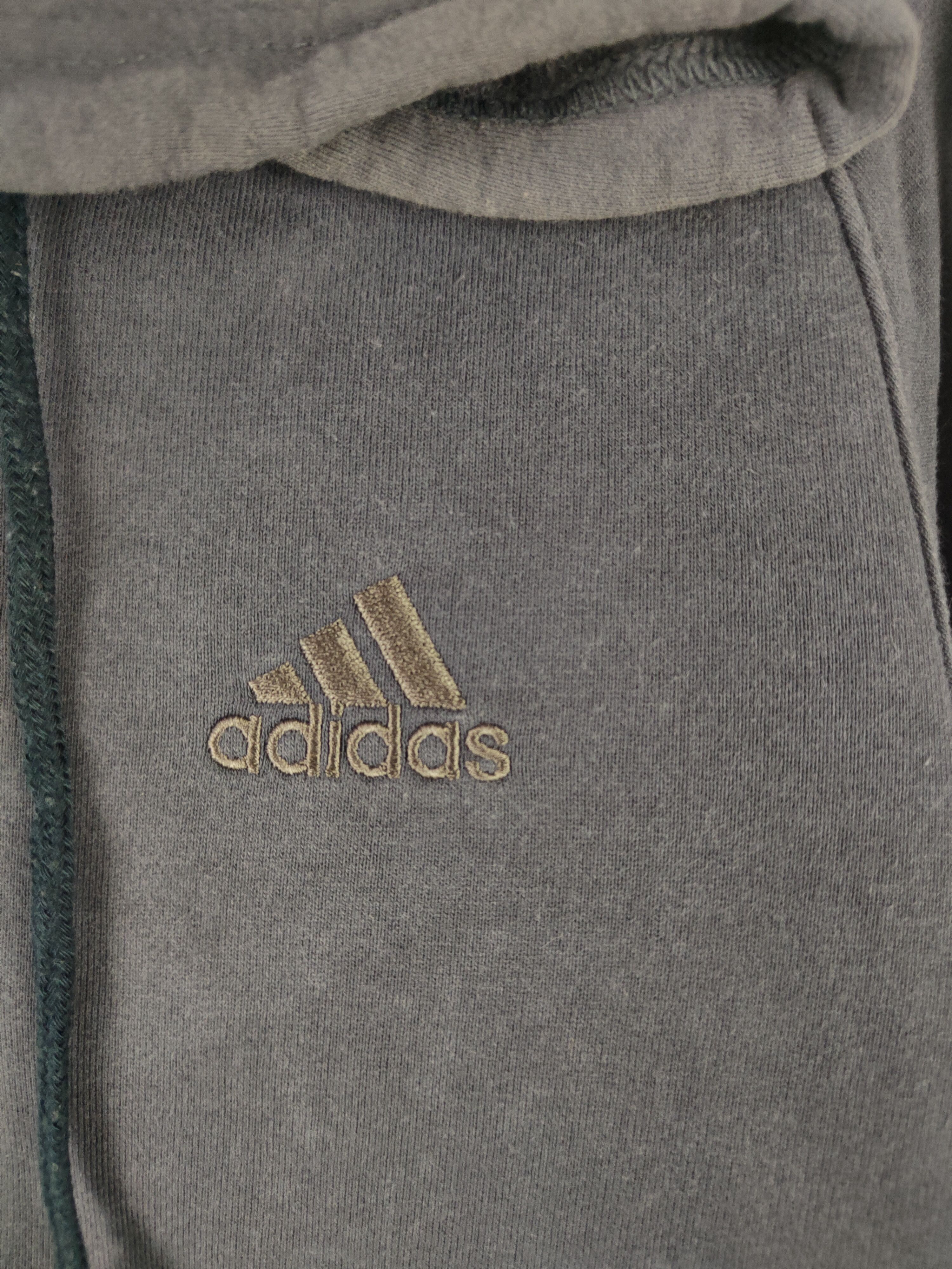 Adidas DL Adidas Dark Gray Hoodie Sweaters #1687 Size US L / EU 52-54 / 3 - 5 Thumbnail
