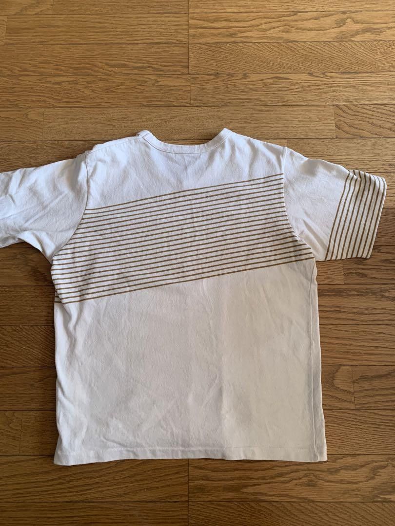Yohji Yamamoto Y's Yohji Yamamoto Border Short Sleeve Shirt Size US L / EU 52-54 / 3 - 2 Thumbnail