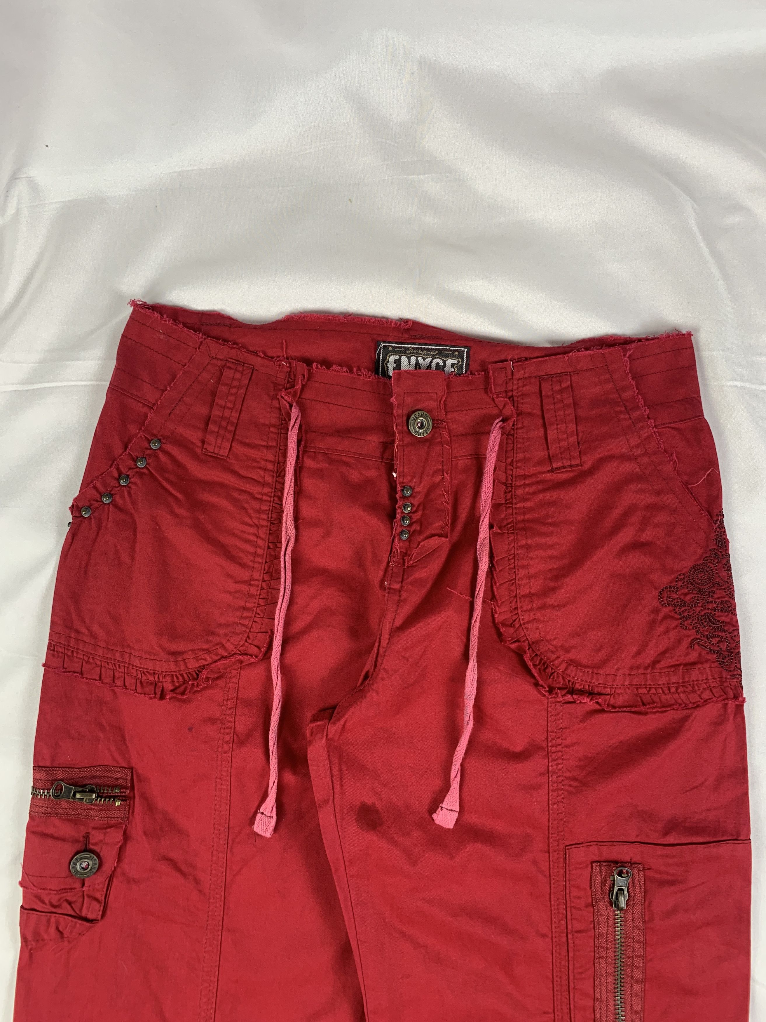 Enyce Enyce Red Tribal Combat Pants (28) Size 28" / US 6 / IT 42 - 7 Thumbnail