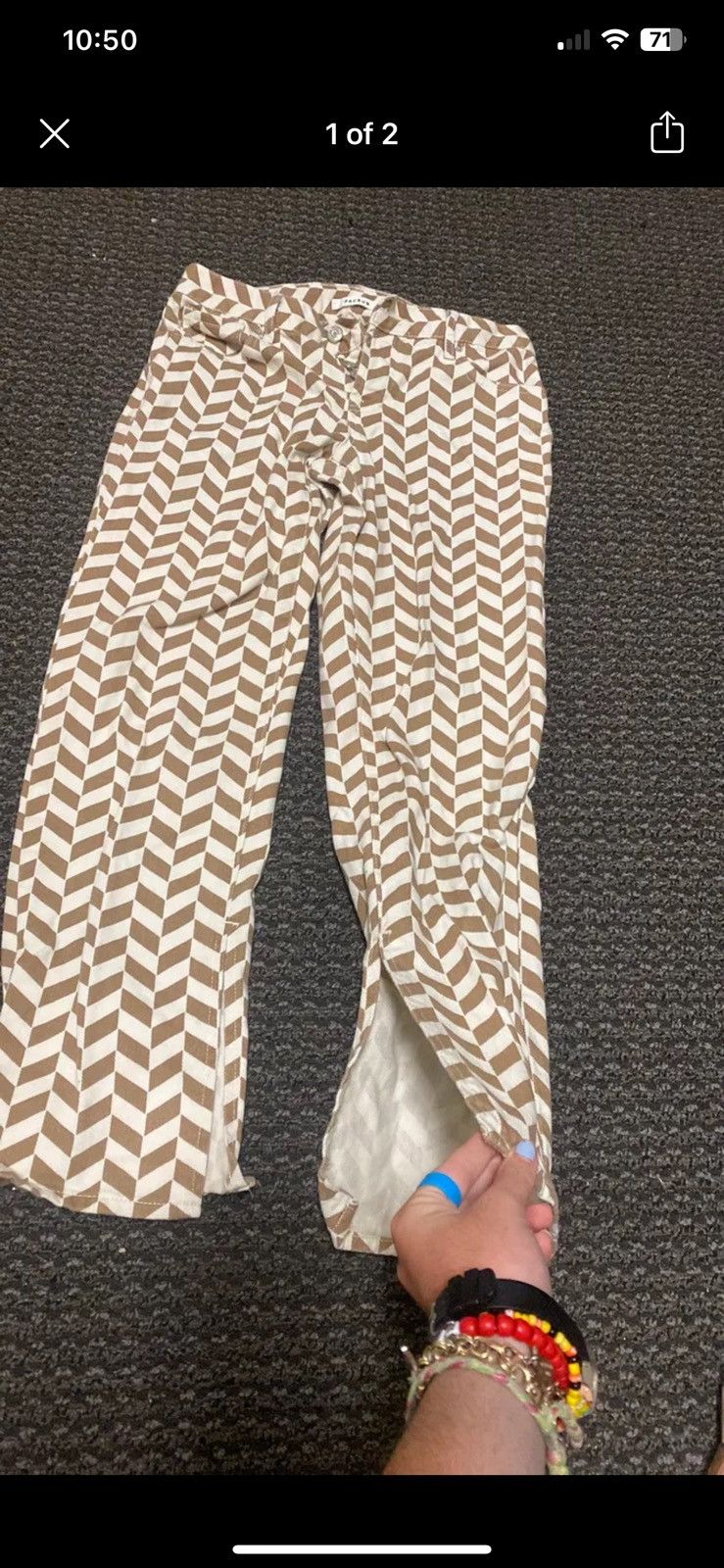 Pacsun Pacsun Patterned Jeans Size 26" / US 2 / IT 38 - 2 Thumbnail