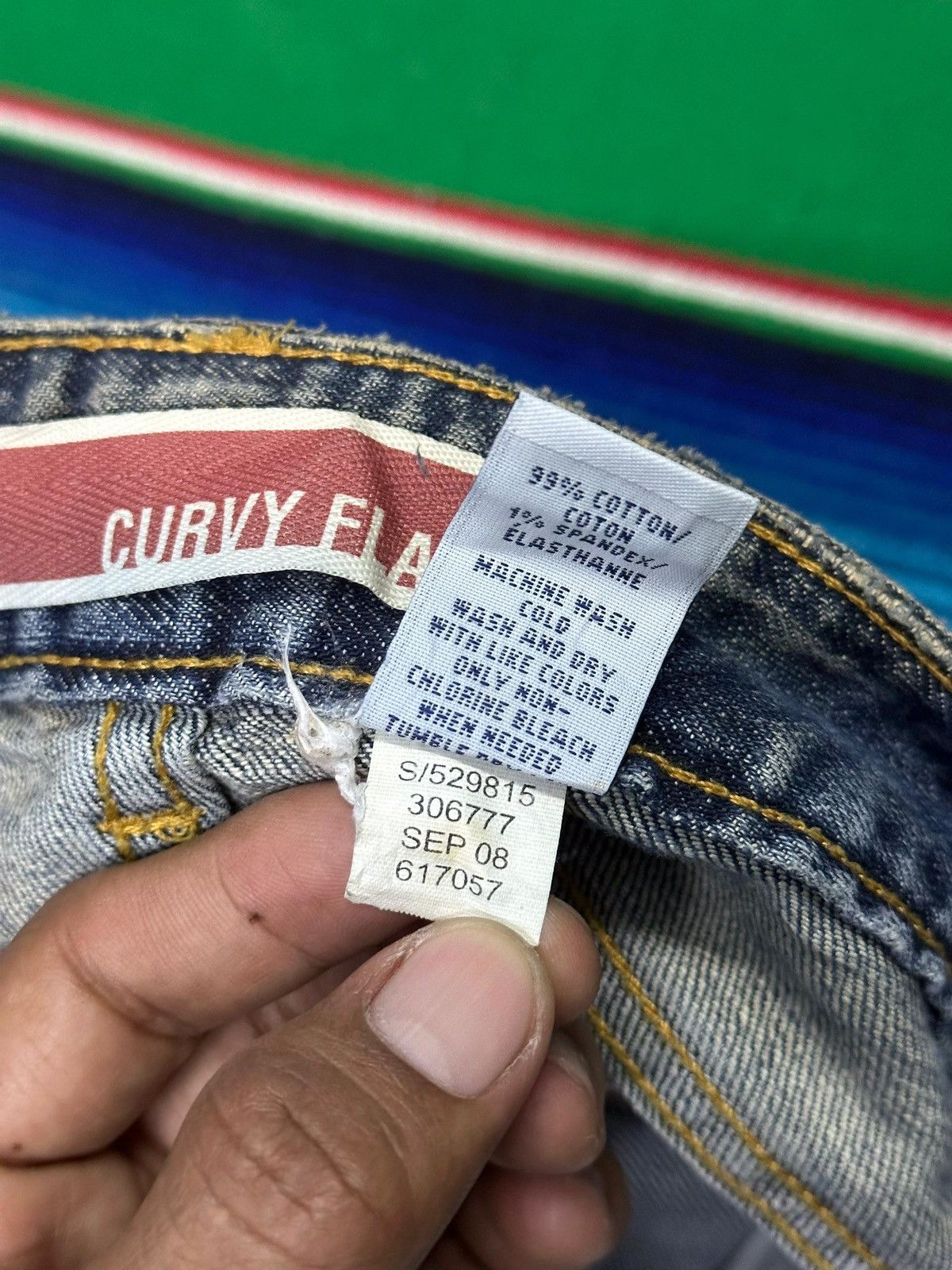 If Six Was Nine 💥Japanese Brand Gap💥 Gap Curve Leg 💥 Size US 34 / EU 50 - 7 Thumbnail