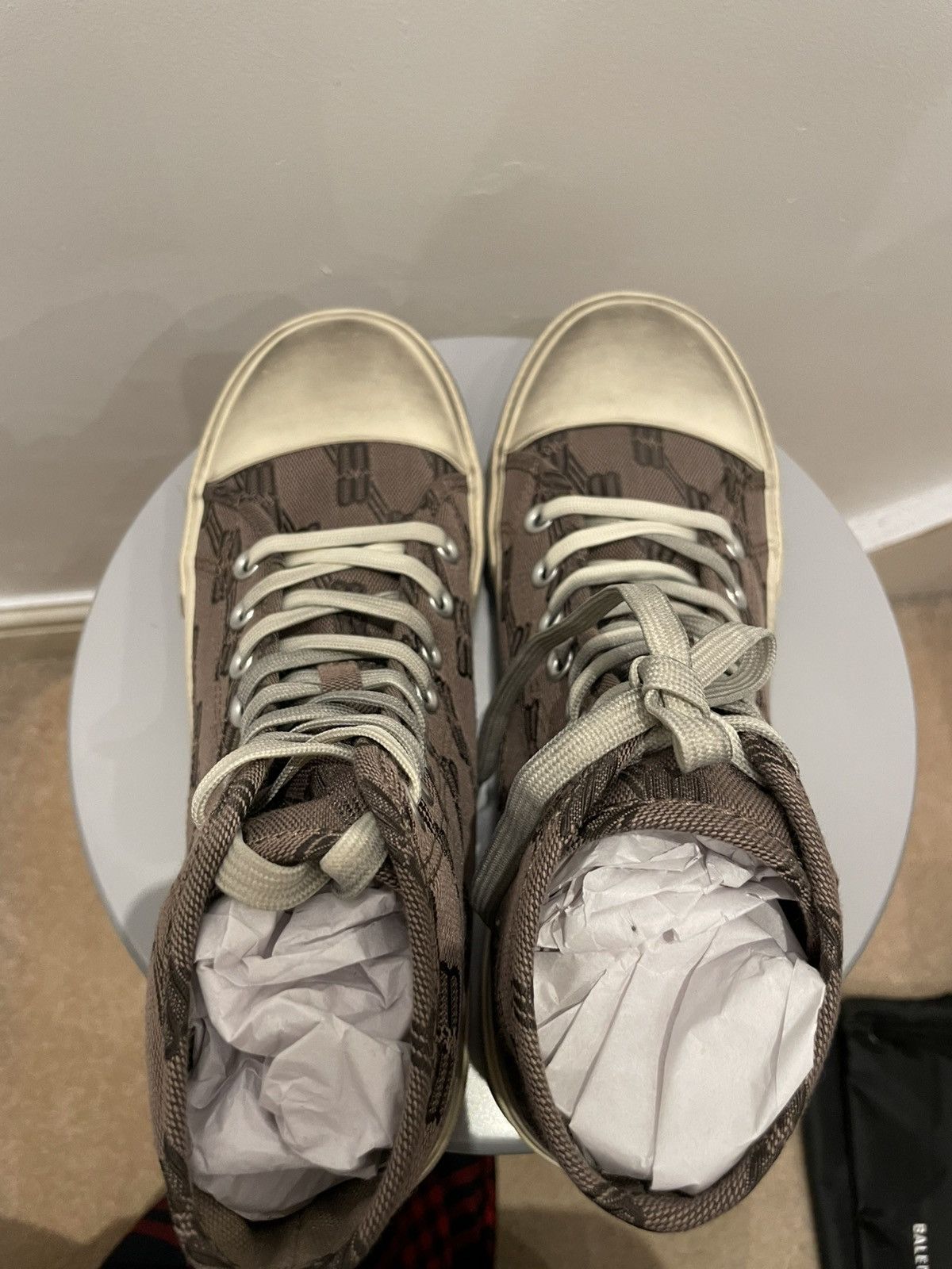 Balenciaga Balenciaga Paris High Top Sneaker Size US 8 / EU 41 - 9 Thumbnail