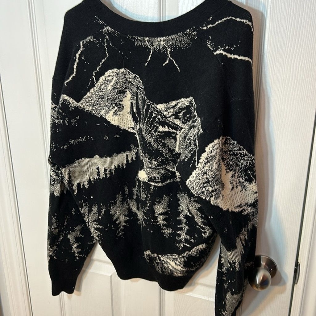 Djab DJAB by Simon's Black and Cream Men's nature theme abstract Size US S / EU 44-46 / 1 - 7 Thumbnail