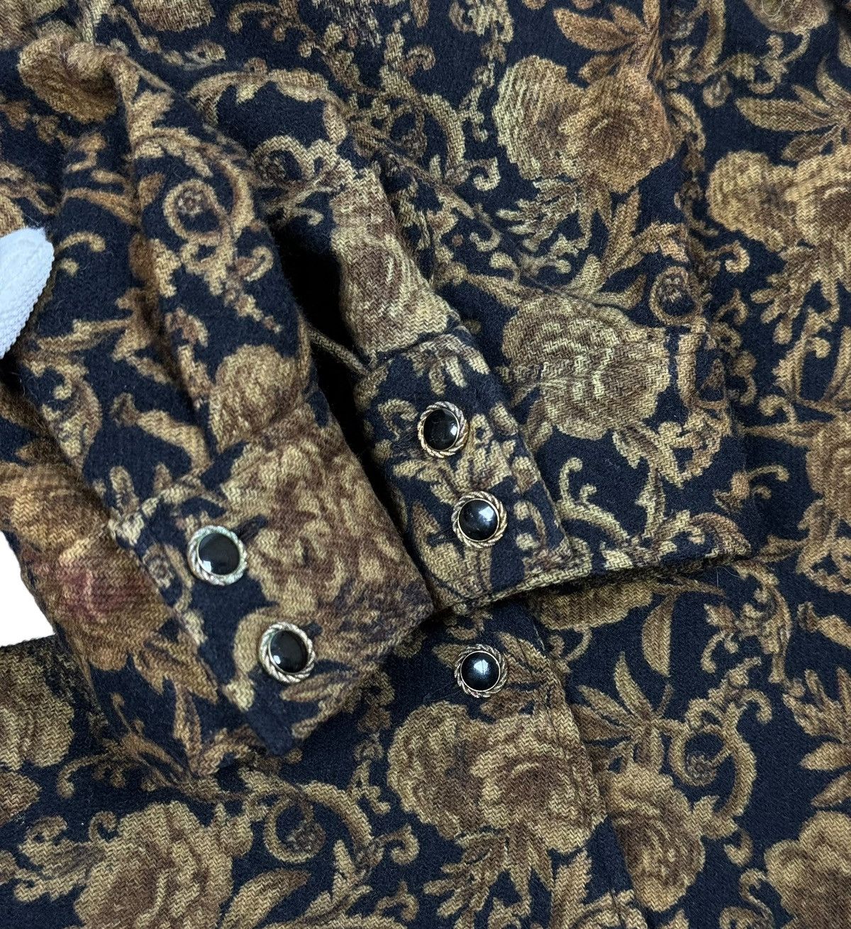 Ungaro Paris × Vintage Ungaro Paris Floral Printed Bomber Jacket Vintage size 44 Size M / US 6-8 / IT 42-44 - 9 Thumbnail