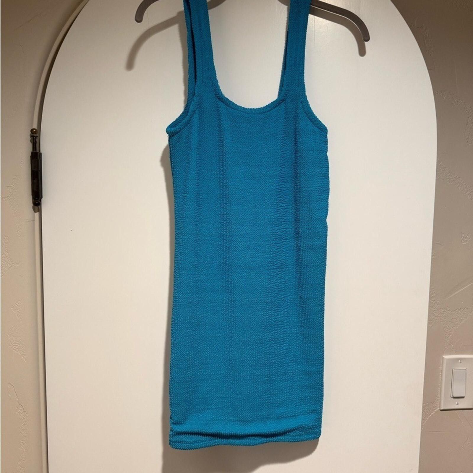 Free People FP Araminta James The Bella Donna Crinkle Dress Bodycon M Size M / US 6-8 / IT 42-44 - 2 Thumbnail