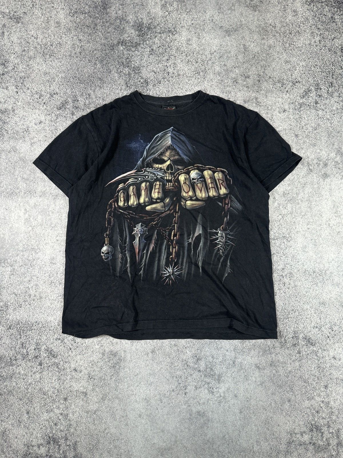 Other Game Over Skull Dead Logo T-shirt Art Streetwear L Rare Usa Size US L / EU 52-54 / 3 - 1 Thumbnail